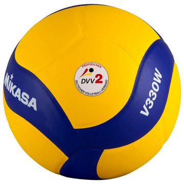 Mikasa Volleyball Volleyball V330W, Wettkampf- und Trainingsball in Premium-Qualität