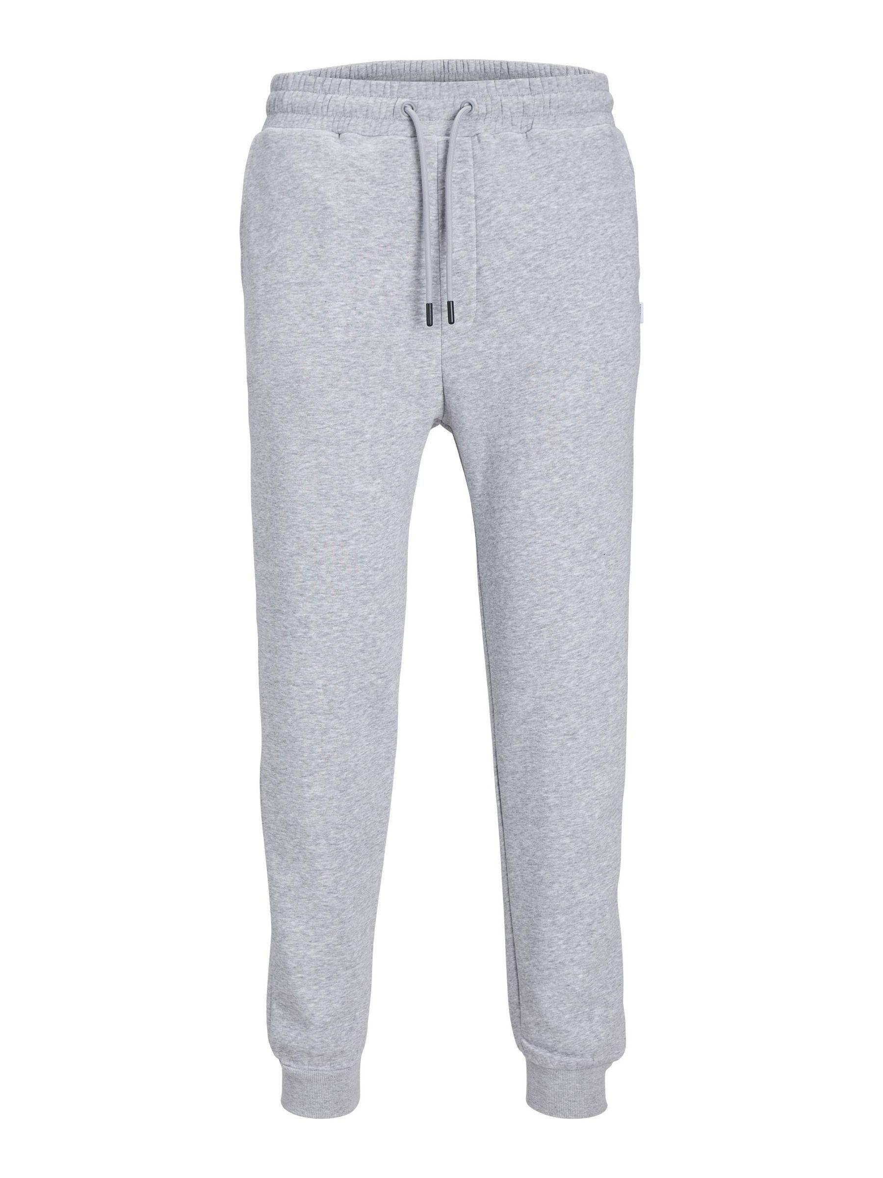 Jack & Jones Jogginghose Jogging Stoff Basic JPSTGORDON für Herren Baumwolle Normal Fit unifarben wärmend Tunnelzug