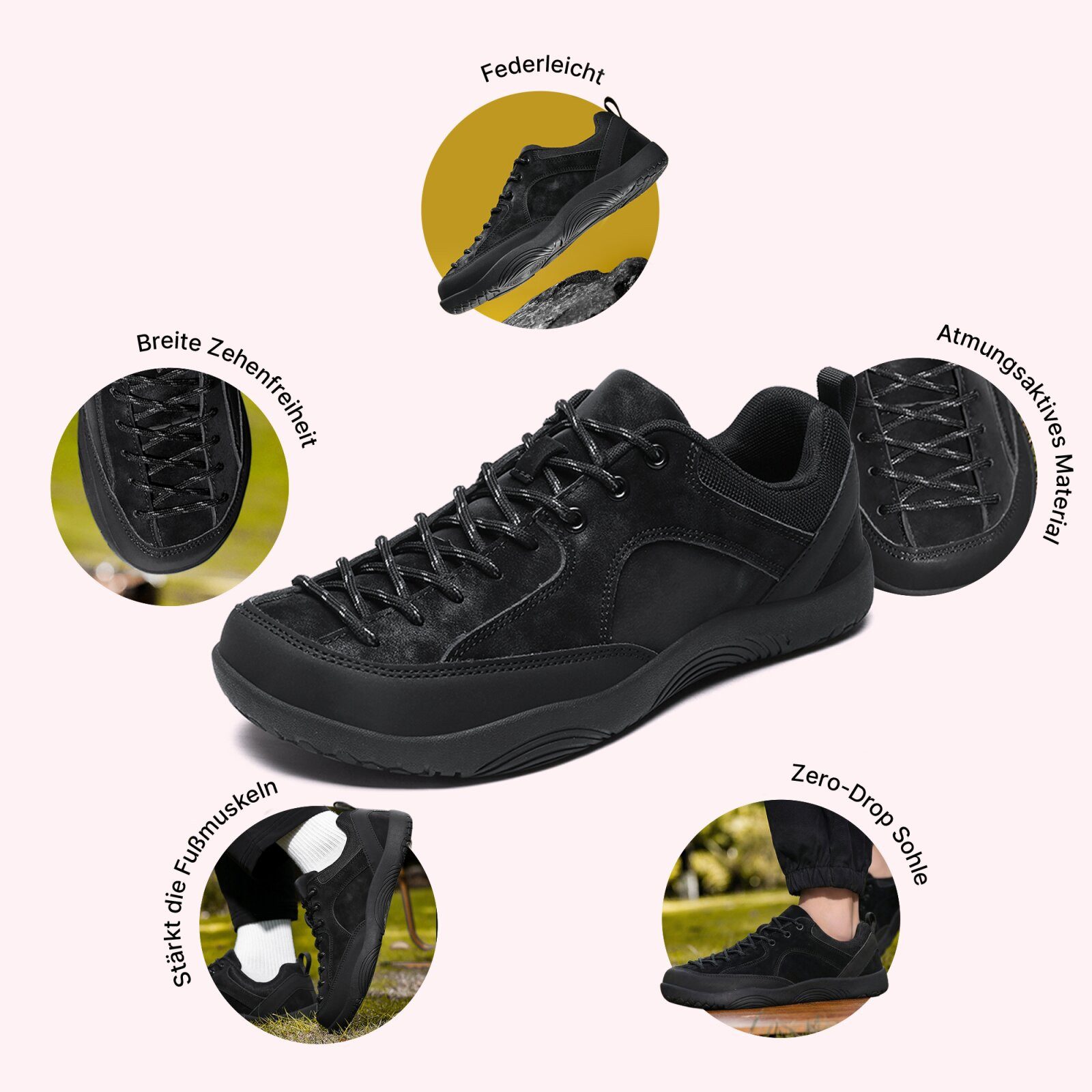 DOTALES Lynx Barfußschuhe Damen & Herren Barfuß Sneaker Barfußschuh Minimalschuhe