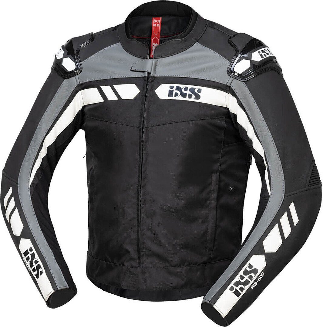 IXS Motorradjacke RS-500 1.0 Motorrad Leder- / Textiljacke Atmungsaktiv pro günstig online kaufen