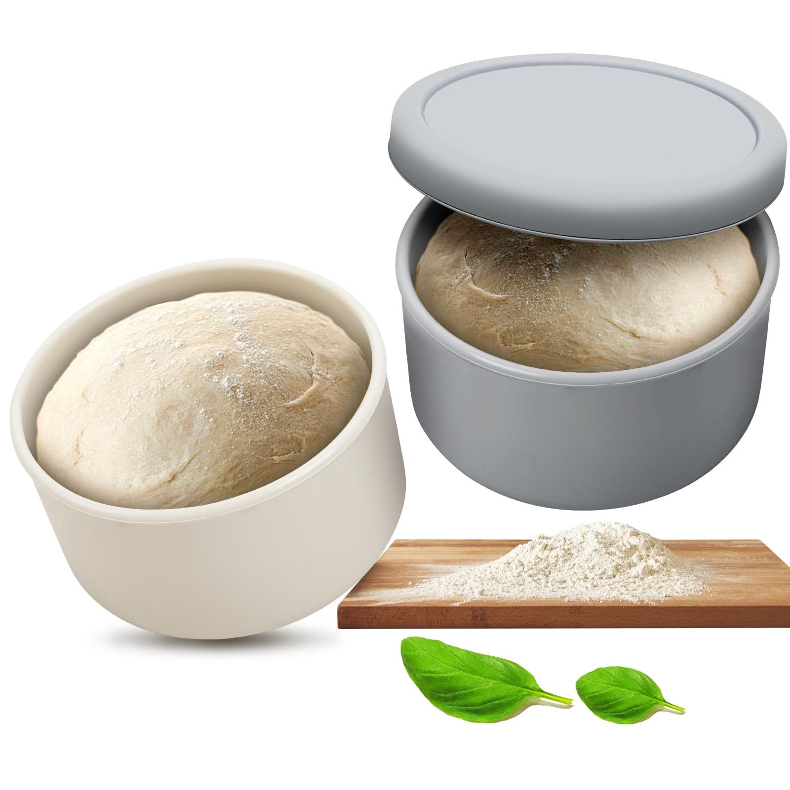 BlingBin Aufbewahrungsbox Pizzaballenbox mit Deckel, Pizzateigbehälter 700m günstig online kaufen