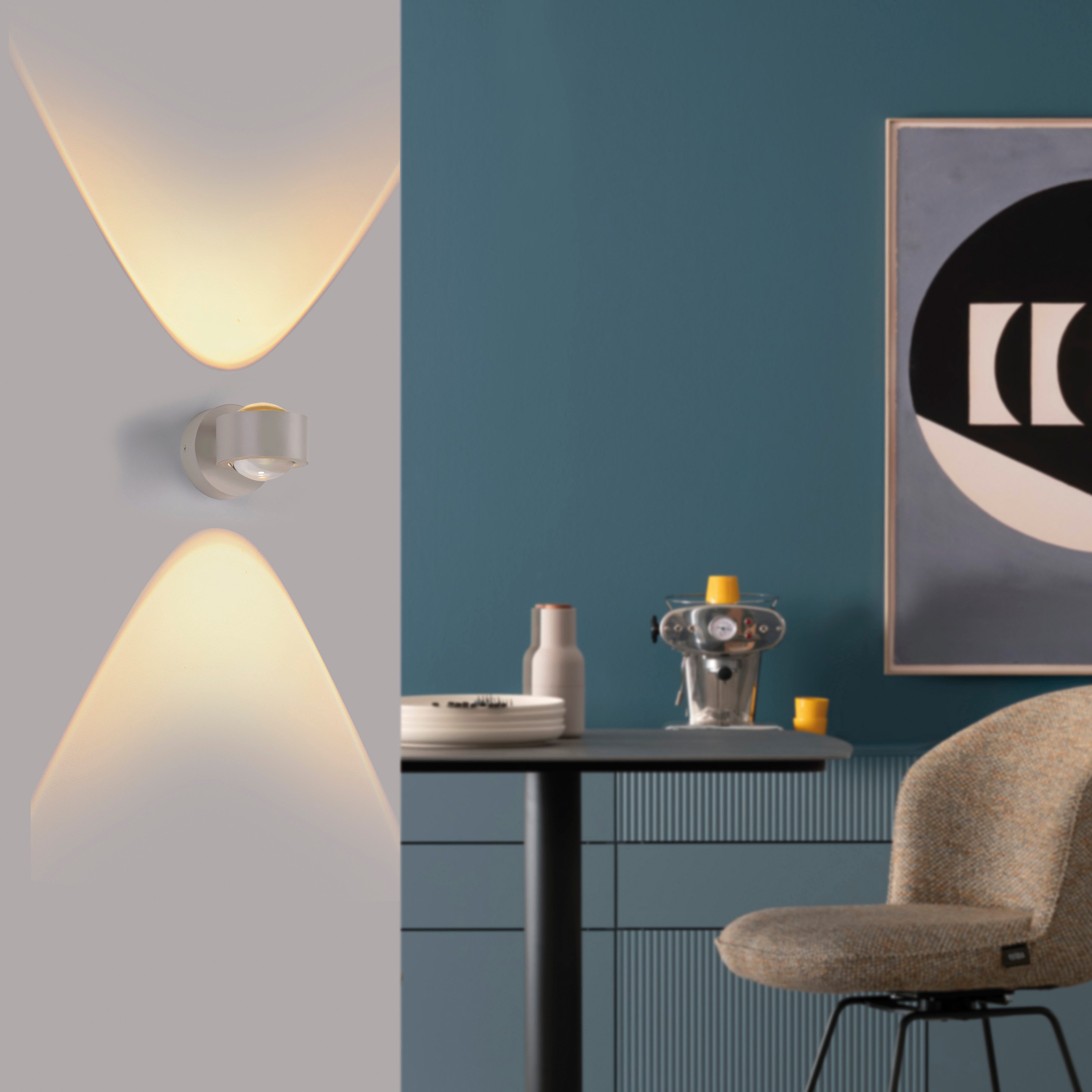 SCHÖNER WOHNEN-Kollektion LED Wandleuchte CHIA, LED fest integriert, Warmweiß, SCHÖNER WOHNEN Kollektion, Up- und Downlight