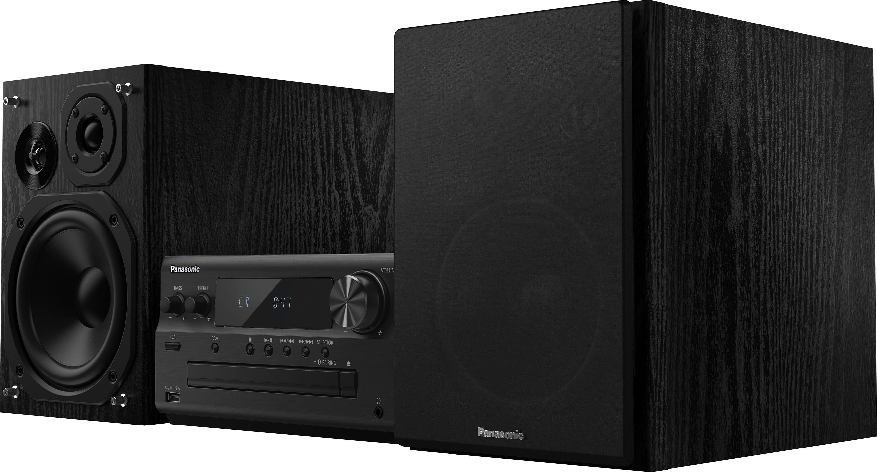 Panasonic SC-PMX802E Premium Micro- Kompaktanlage schwarz UKW Audio, WLAN, (Bluetooth, Radio, Hi-Res USB-Audiowiedergabe)