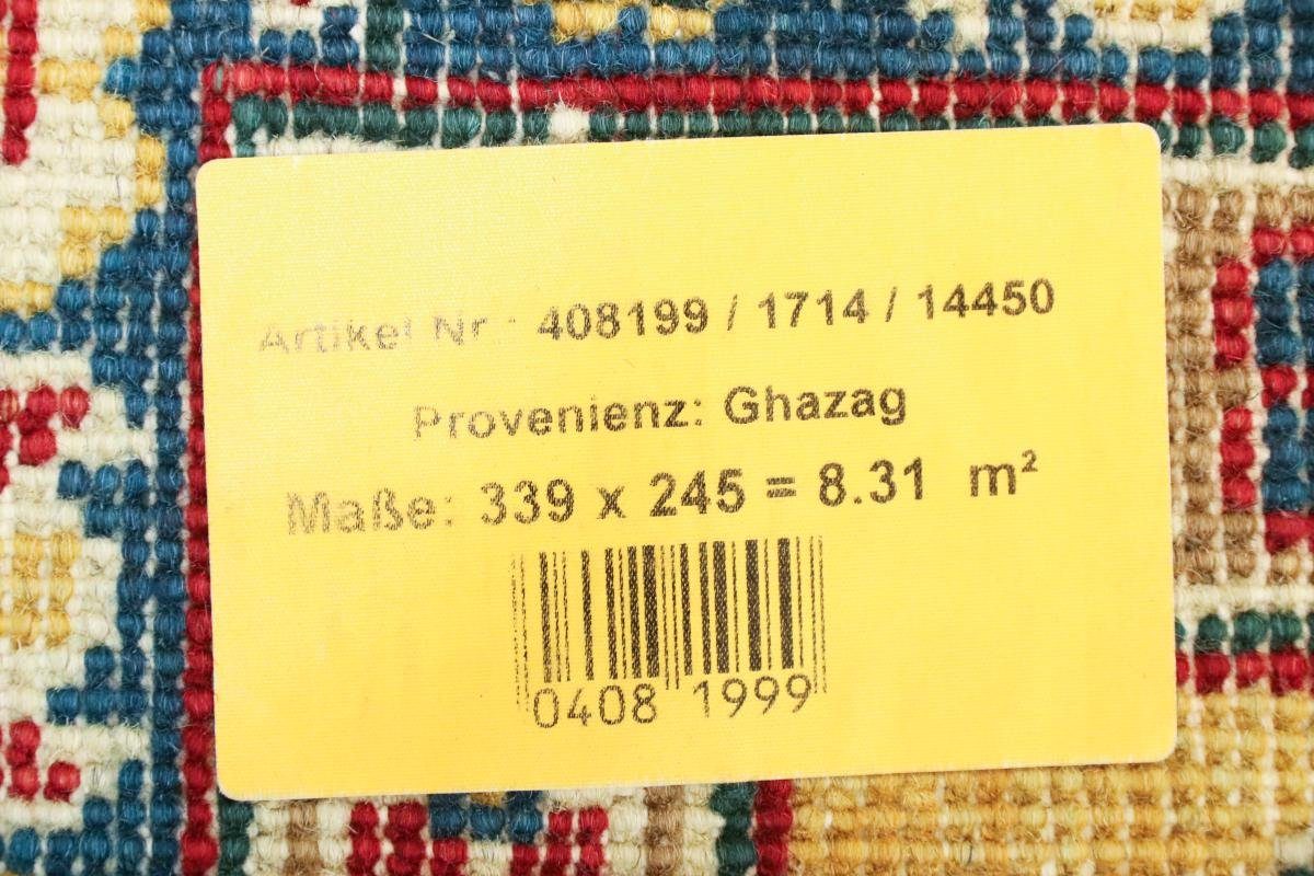 Kazak Höhe: 244x340 Orientteppich Trading, 5 mm rechteckig, Nain Handgeknüpfter Orientteppich,