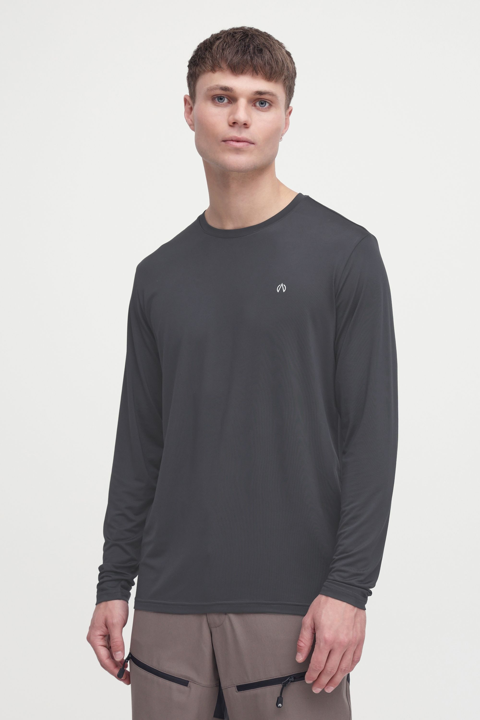 North Bend Longsweatshirt NBTergong Sportliches Longsleeve mit reflektierendem Logoprint