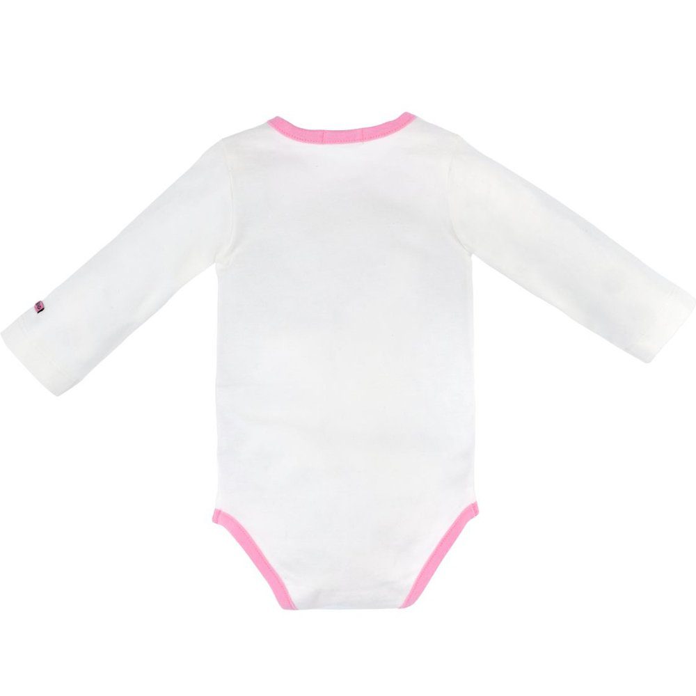Baby BONDI Weiß Rosa - "I (1-tlg) Langarm 93635 mit Mummy" Body Giraffe, Newborn my love Anzug