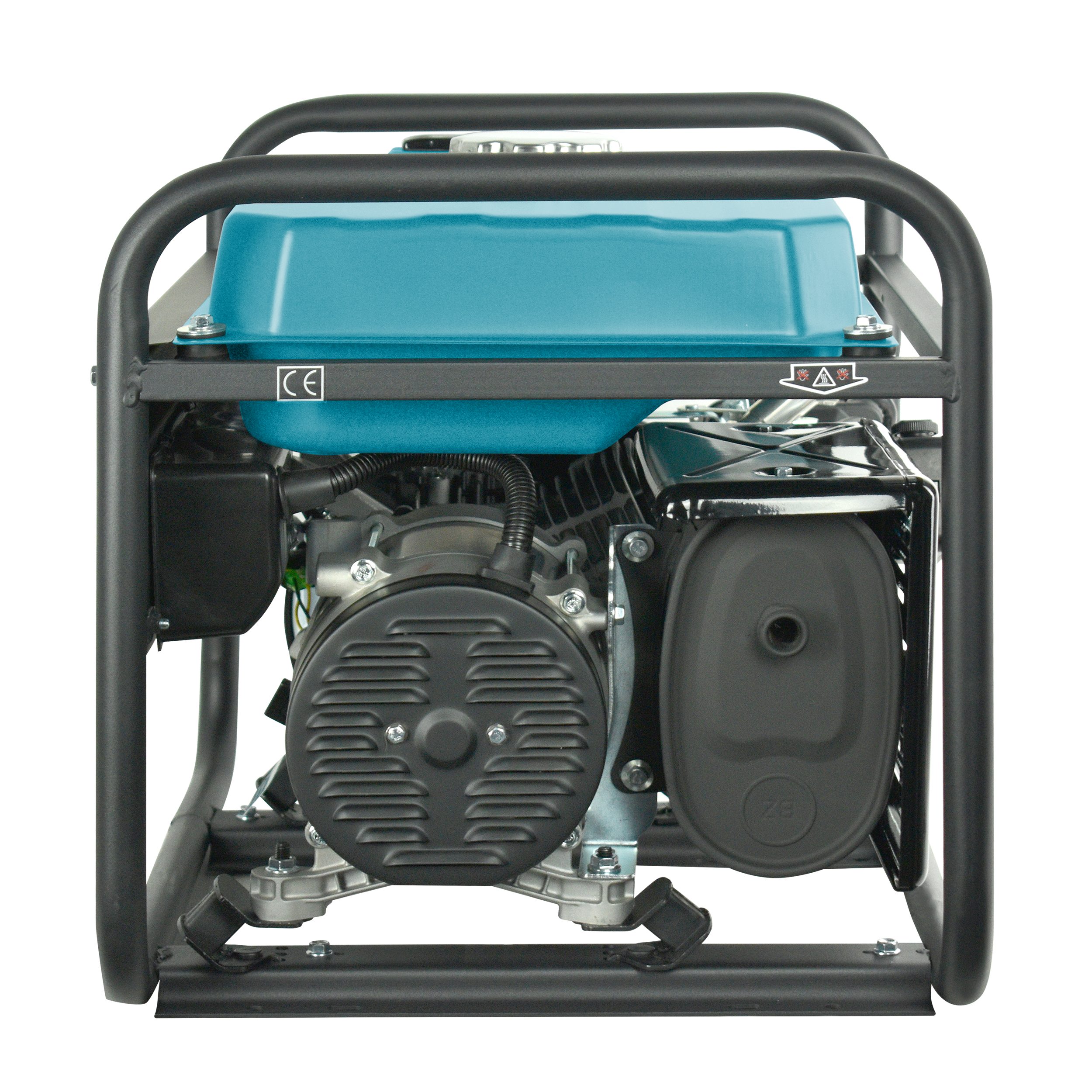Könner & Söhnen Stromerzeuger KS 3000E, 3,00 in kW, (1-tlg., 7 PS 4-Takt Benzinmotor), Steckdosen 2*16A, 230V Generator, für Kleinhaus