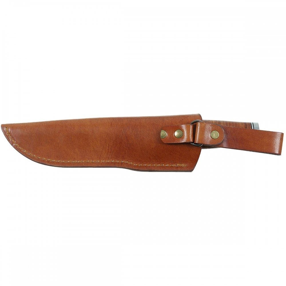 FoxOutdoor Taschenmesser Fahrtenmesser, Ranger 11, Ledergriff, Scheide, 11 cm Klingenlänge – Bild 2 von 2