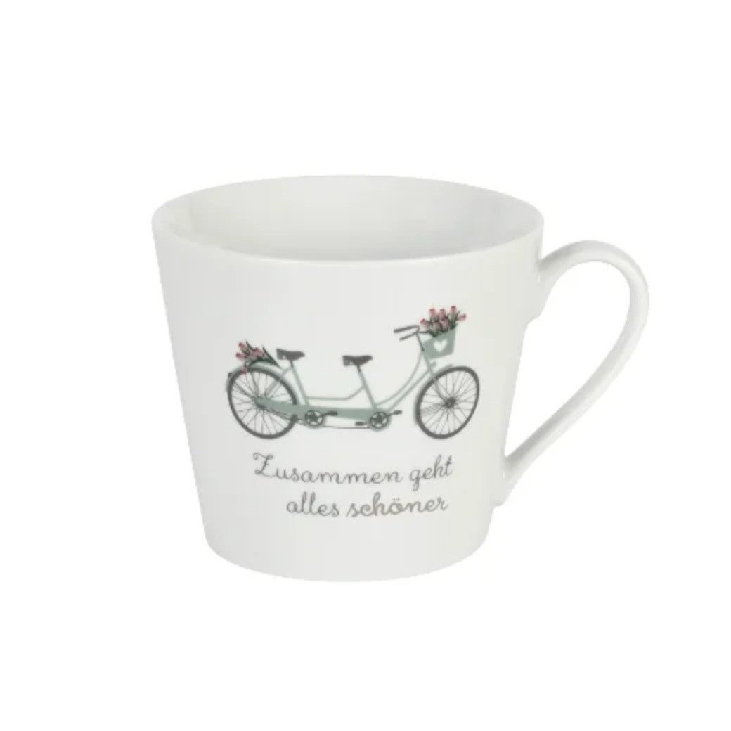Krasilnikoff Tasse Zusammen geht alles schöner 400ml