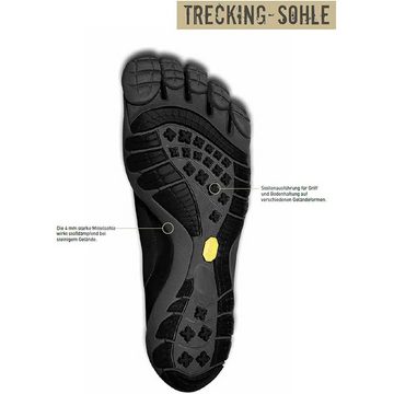 VIBRAM FiveFingers KSO Trek Men Black - Zehenschuhe aus Leder Barfußschuh