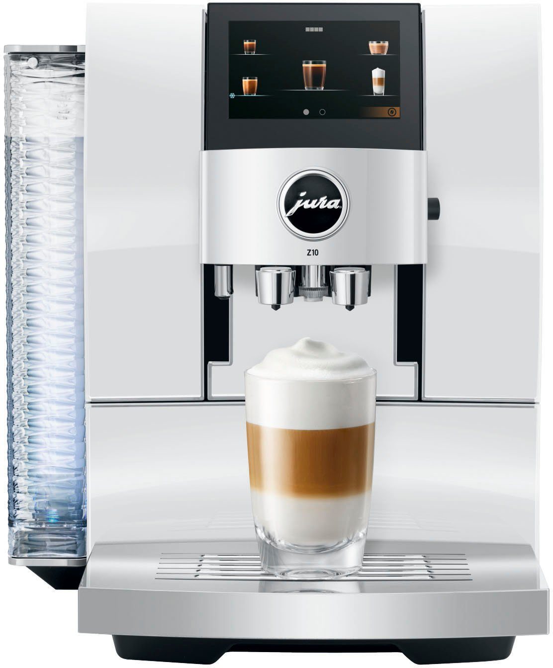 JURA Kaffeevollautomat 15410 Z10 Diamond White (EA), 51 Spezialitäten, Touch, Light & Cold Brew – Bild 3 von 5