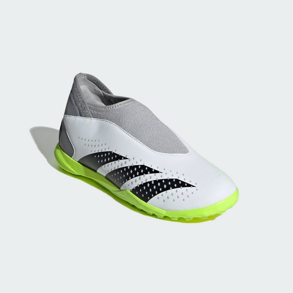 3D-Struktur Fußballschuh, ultimatives adidas FUSSBALLSCHUH Ballgefühl TF für Performance ACCURACY.3 PREDATOR LACELESS