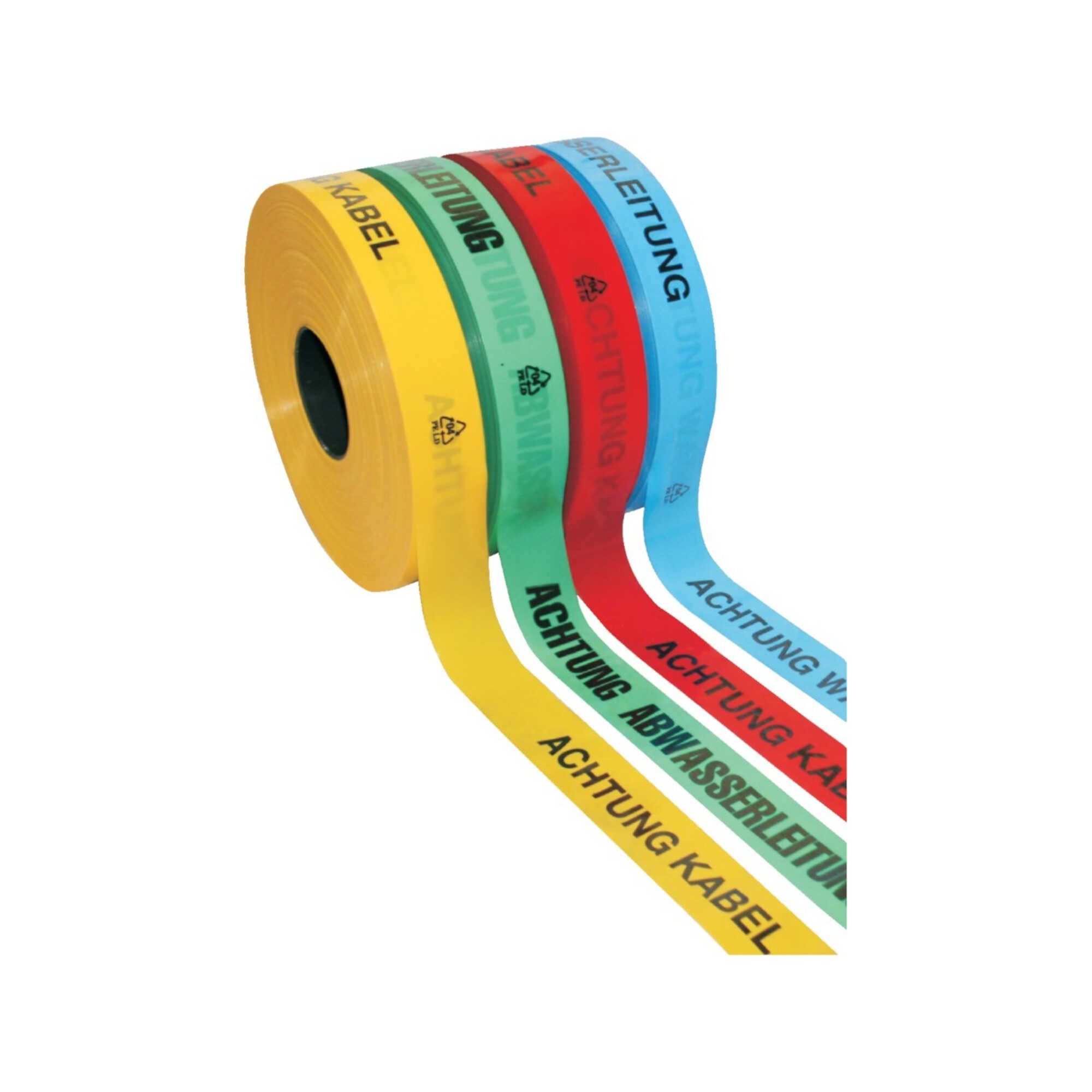 Kelmaplast Absperrband KELMAPLAST Trassen-Warnband 250 m Acht. Versorgungsleitung gelb
