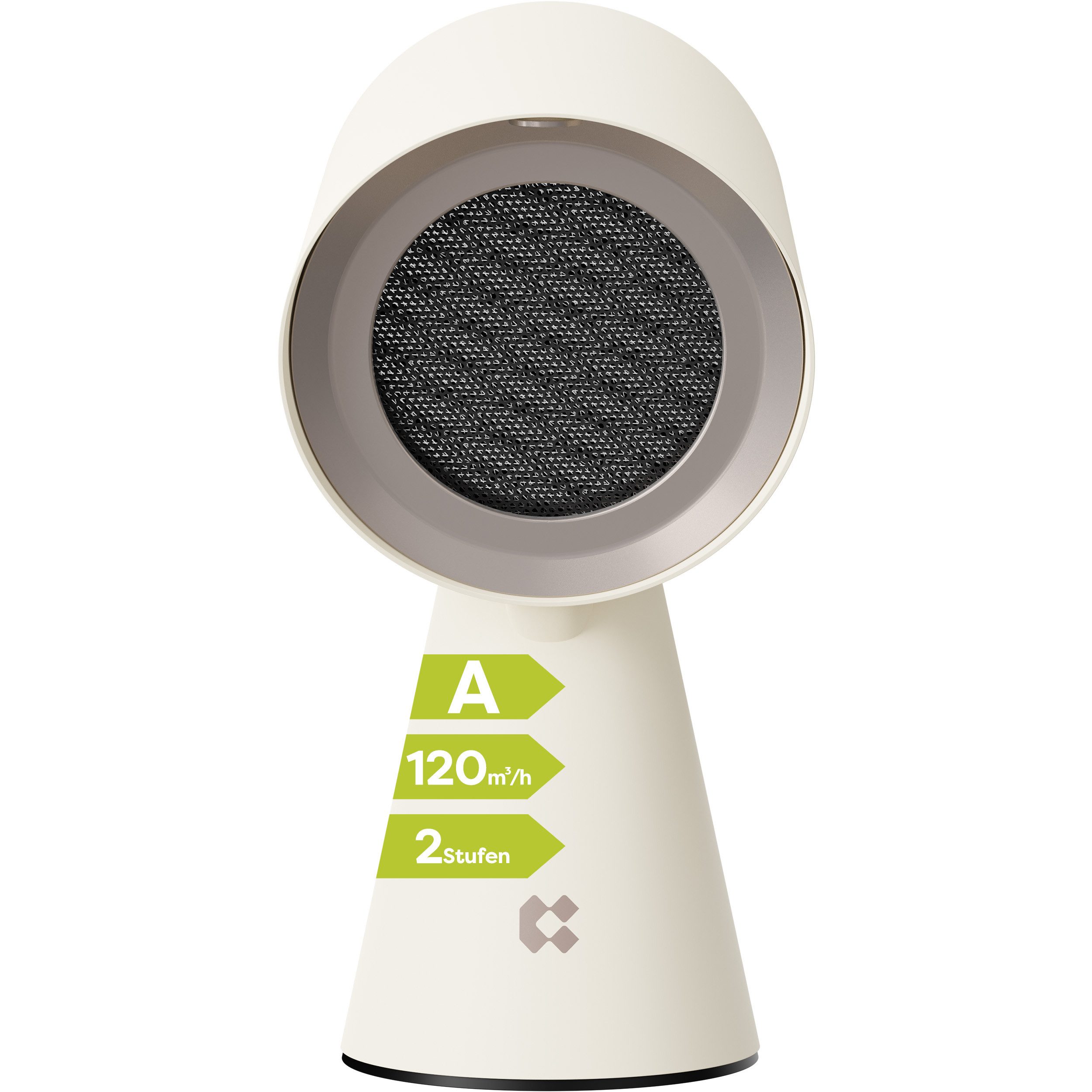 CIARRA Unterbauhaube Tragbare Mobile Mini‑Dunstabzugshaube 120 m³/h 2 Stufen Umluft Serie HOOD TO GO Tragbare Mobile Mini‑Dunstabzugshaube 120 m³/h 2 Stufen Umluft, Tischhaube für kleine Küchen, Wohnmobile & flexible Kochbereiche