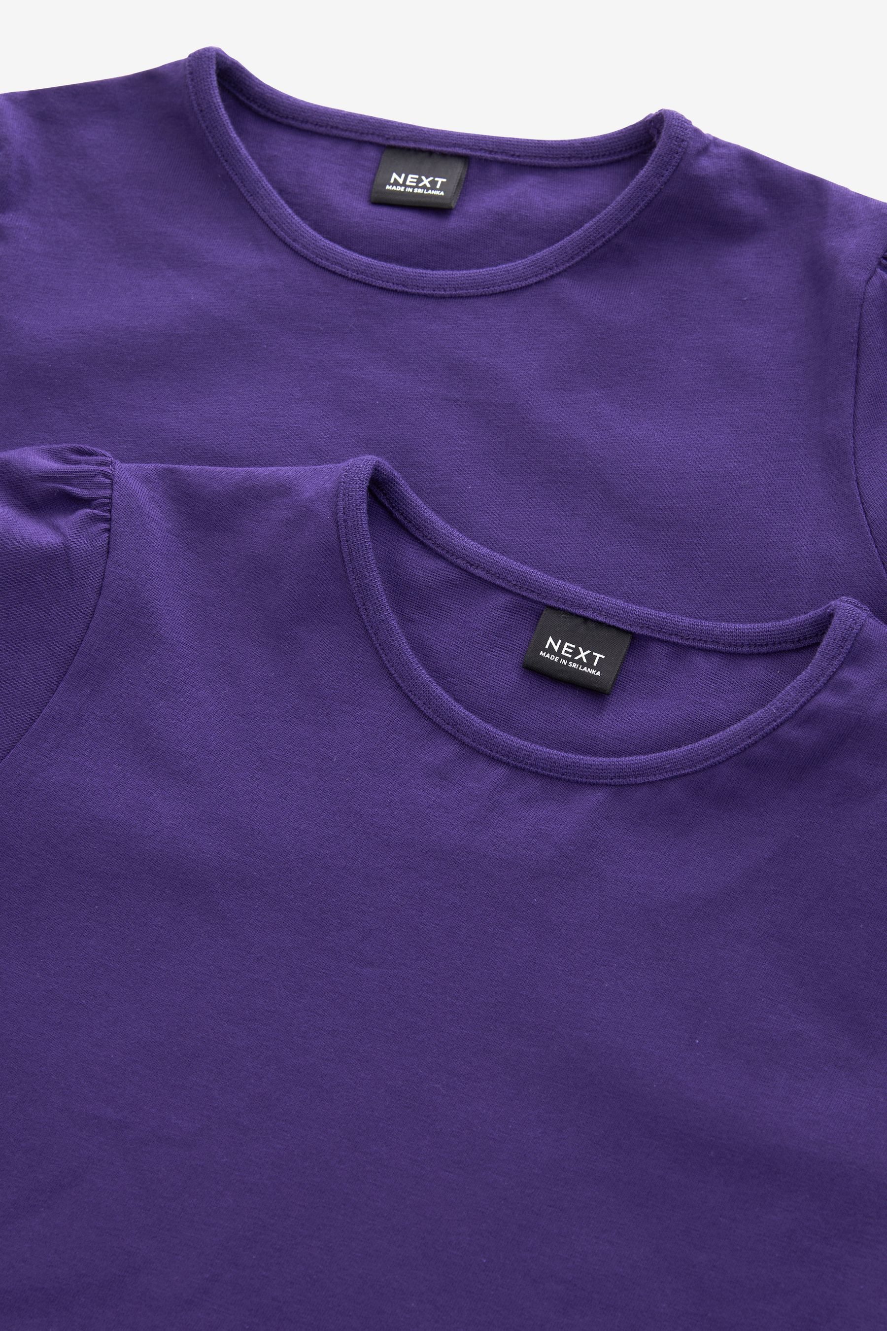 Next T-Shirt T-Shirts mit Puffärmeln, 2er-Pack (2-tlg)