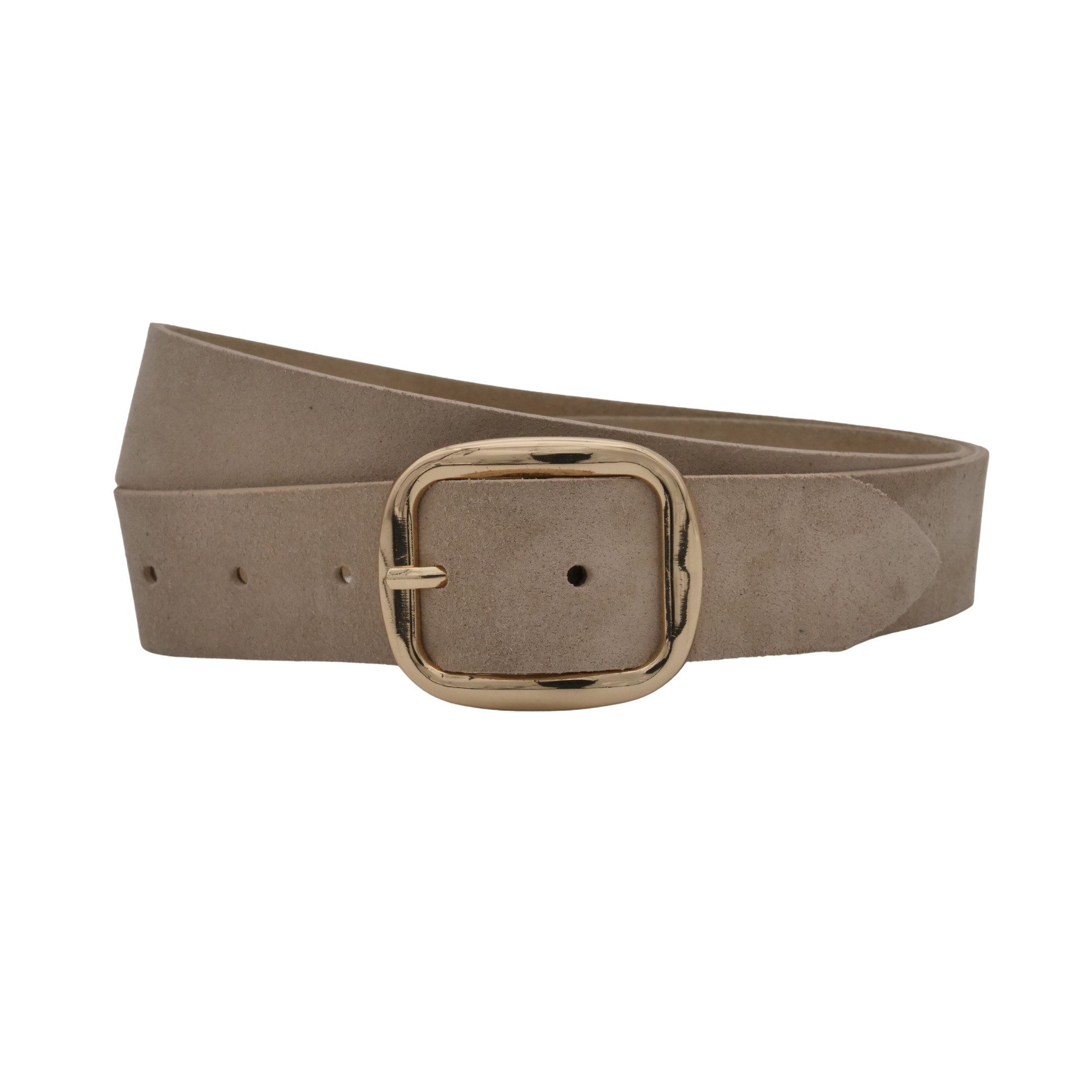 AnnaMatoni Ledergürtel AnnaMatoni Damen Ledergürtel in hochwertigem Velour günstig online kaufen