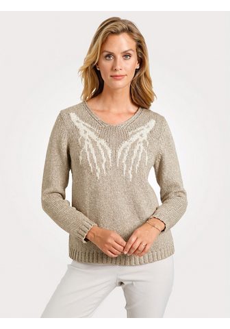 Пуловер с Äste-Jaquard