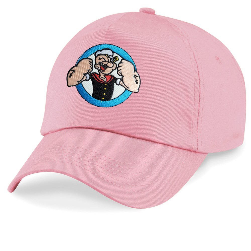 Baseball Cap Kinder Popeye Arm Stick Patch Spinat Stark Fitnes Gym