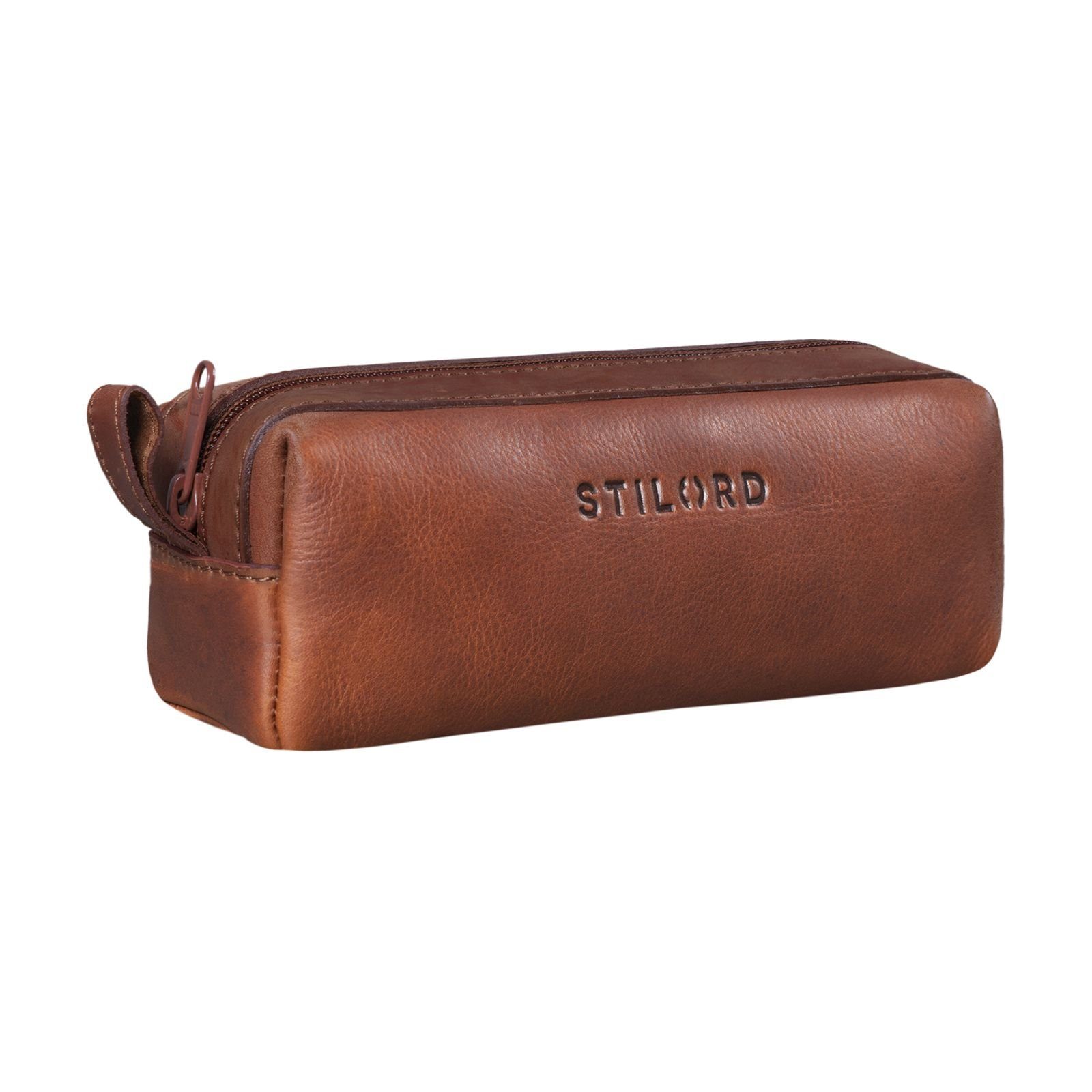 STILORD Etui Etui "Linus" - cognac Leder Vintage porto