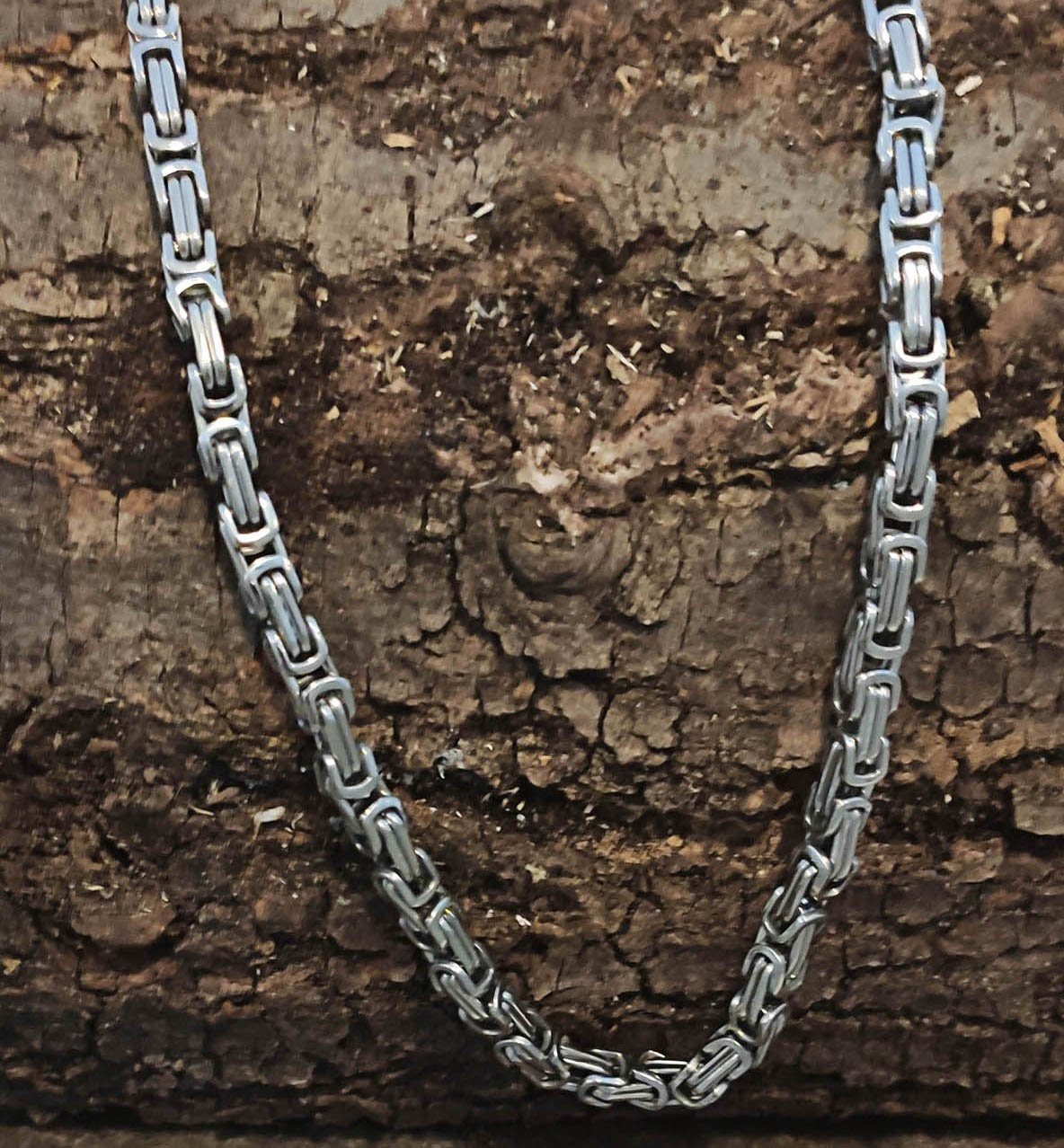 Kiss of Leather Königskette Edelstahl Königskette,4,5 dick, 50 - 70 cm lang günstig online kaufen