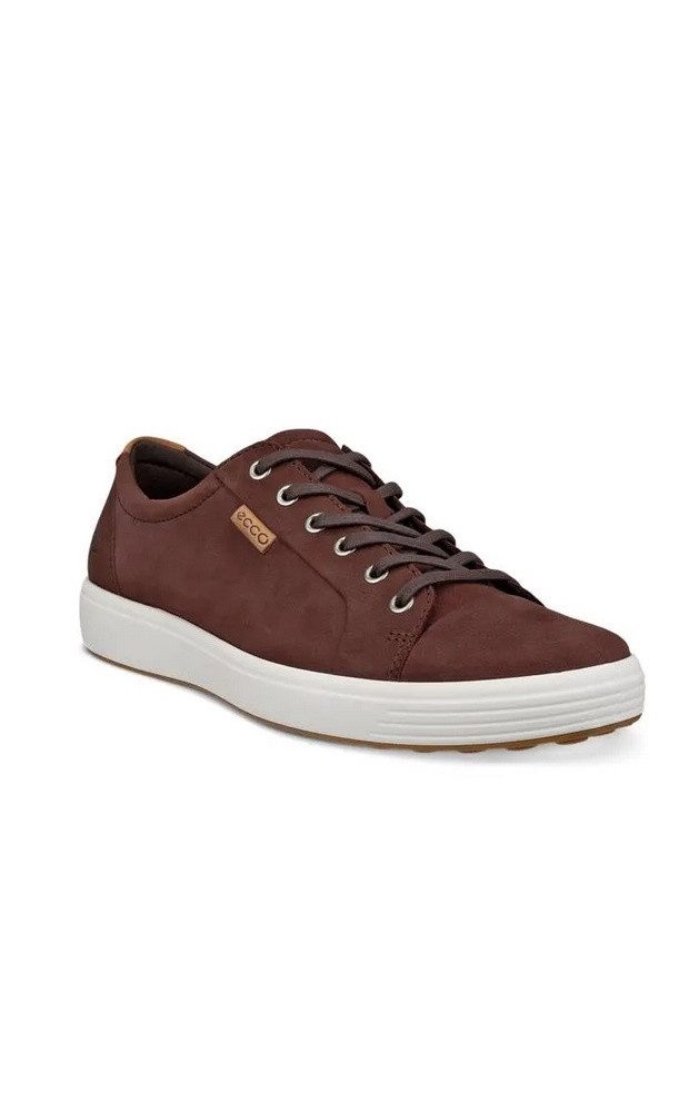 Mens Soft 7 (aus Premium-Leder) dunkelbraun Herren Sneaker