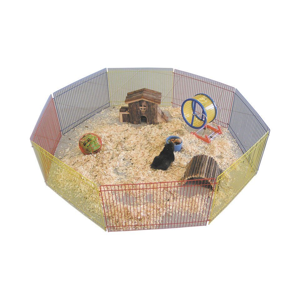Freigehege Hamster Freilauf bunt