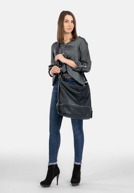 Caspar Schultertasche TS732 große Damen XL Umhängetasche