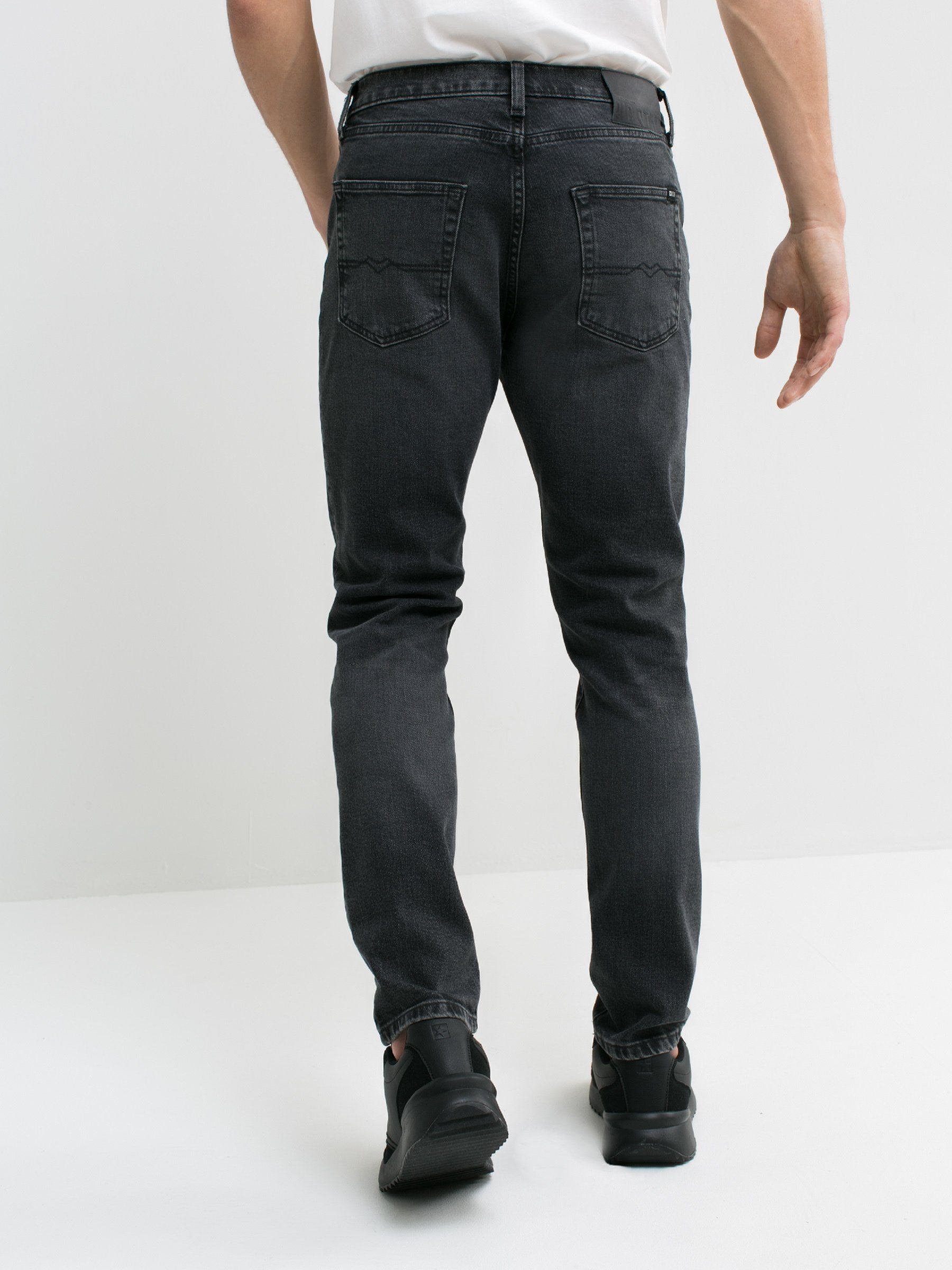 BIG STAR HARPER SCHWARZ Tapered-fit-Jeans (1-tlg)