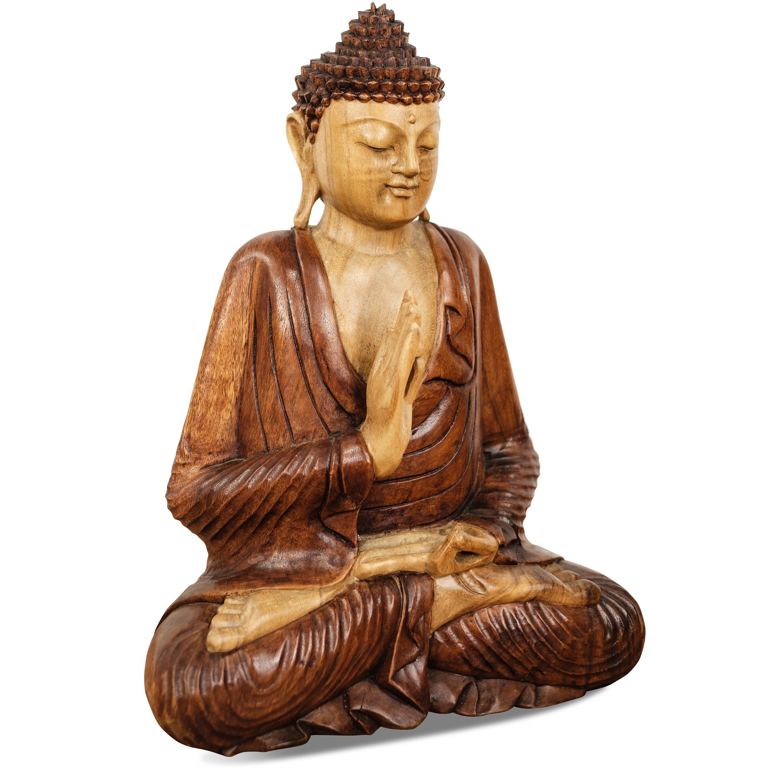 livasia Buddhafigur Ruheausstrahlender Buddha aus Bali, Vitarka Mudra (Höhe: 30 / 50cm)