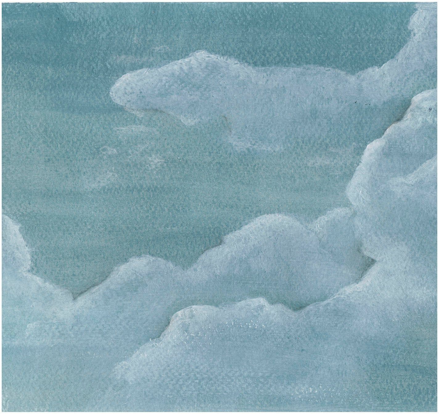 Wolken, Blau - vtwonen Fototapete St), 3D-Optik, (1 318x300cm