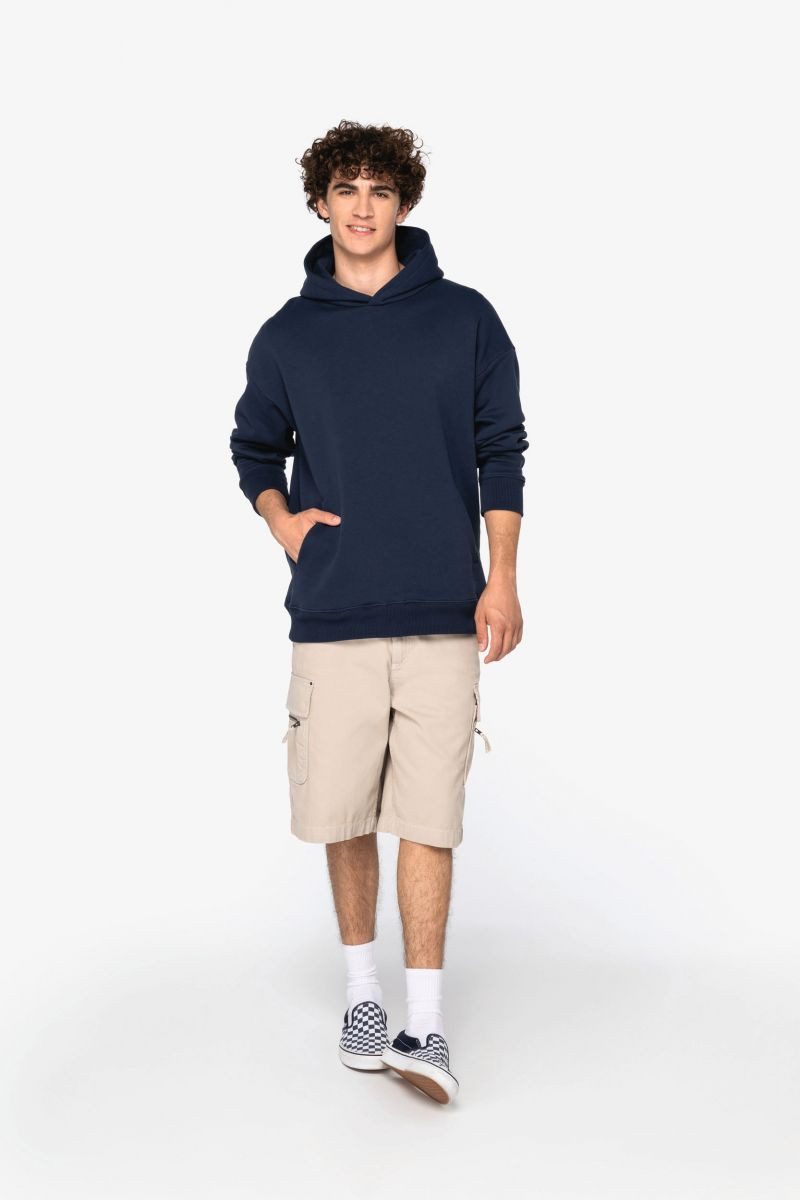 Native Spirit Kapuzenpullover Umweltfreundliches Oversize Unisex-Kapuzensweatshirt