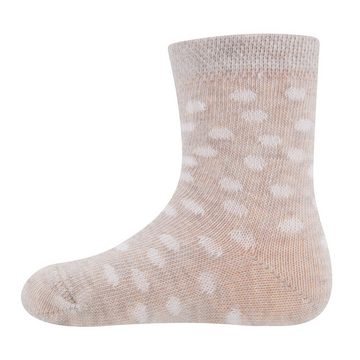 Ewers Socken Socken Blumen/Punkte/Uni (6-Paar)