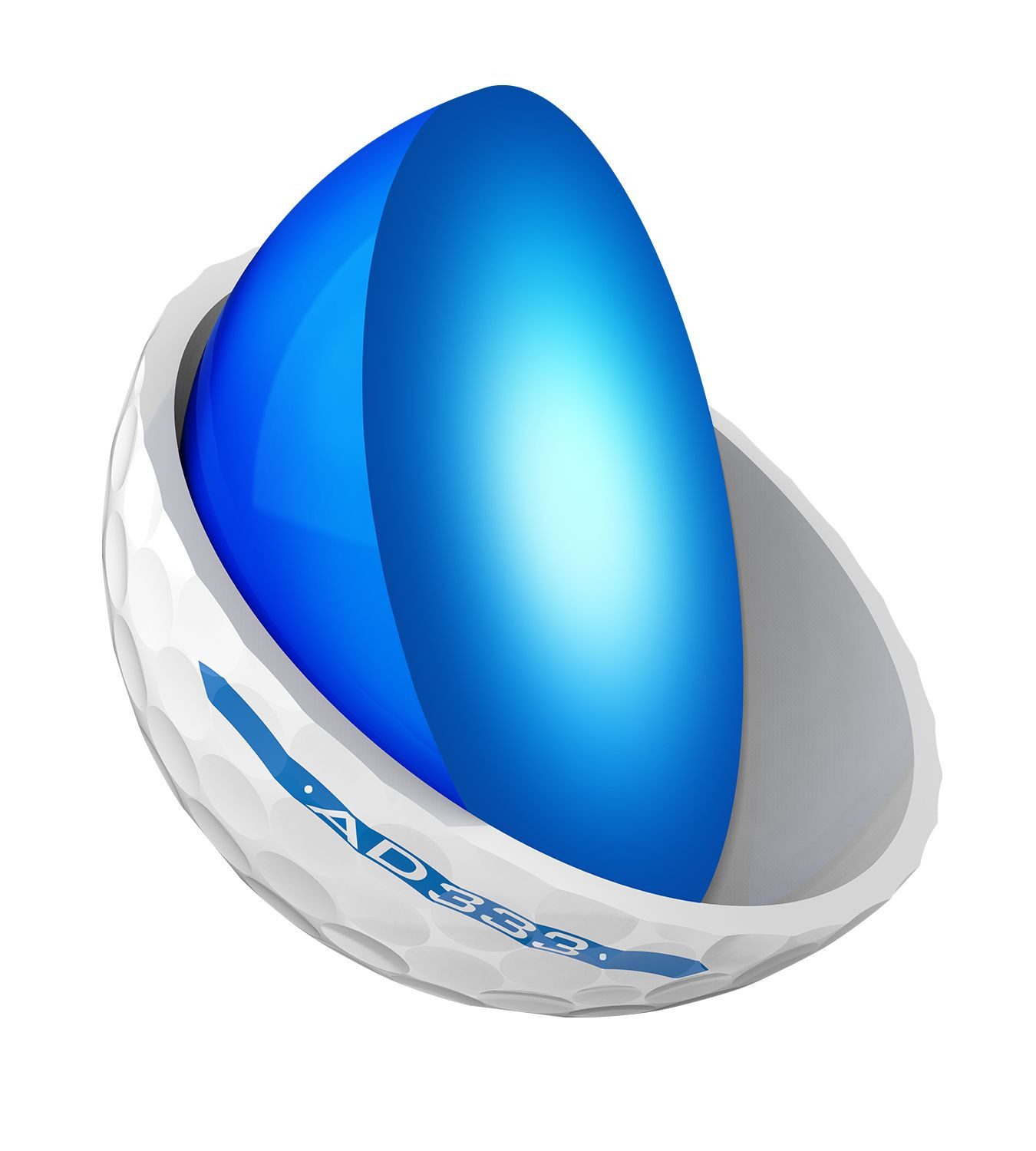 Srixon Golfball Srixon AD333 Golfbälle Pure White – 12 Golfbälle für maximale Distanz, Premium-Golfball