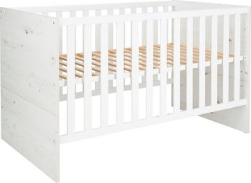 arthur berndt Babymöbel-Set Babyzimmer Set »Lavea« 2-teilig, (Spar-Set, Babymöbel-Set »Lavea« bestehend aus Kinderbett und Wickelkommode)