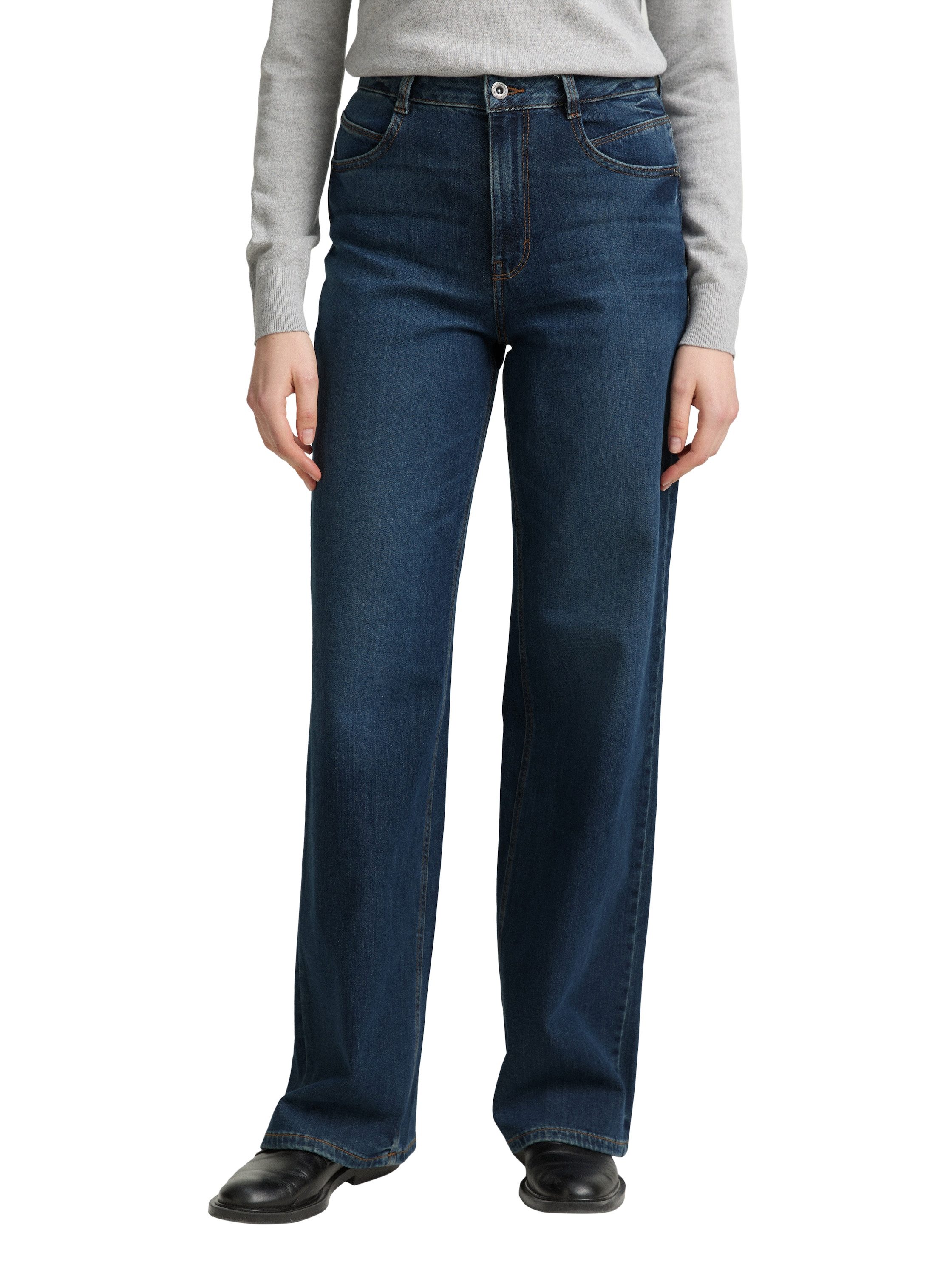 TOM TAILOR Weite Jeans im Four-Pocket günstig online kaufen
