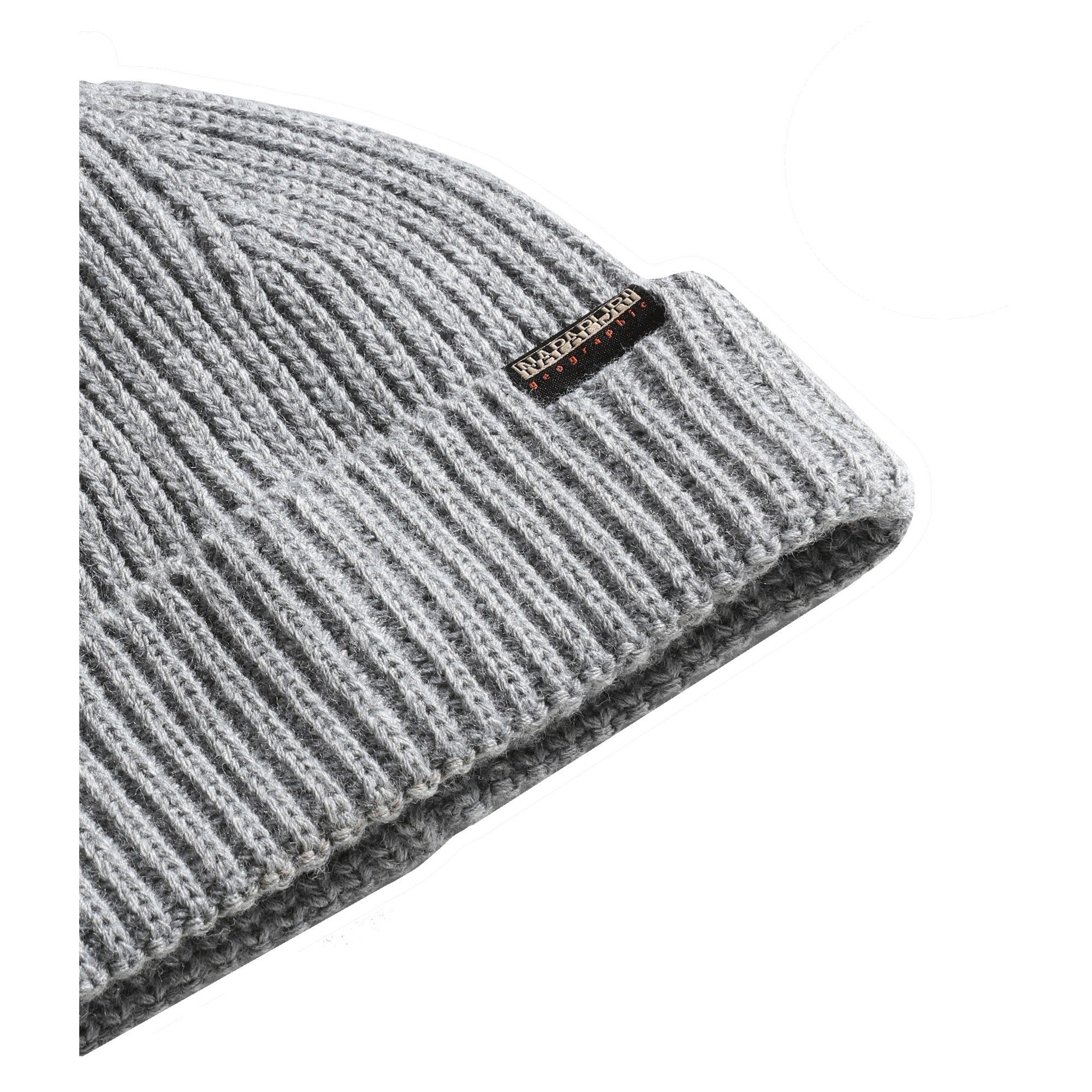 Napapijri Strickmütze Foli 3 - Mütze (medium grey melange)