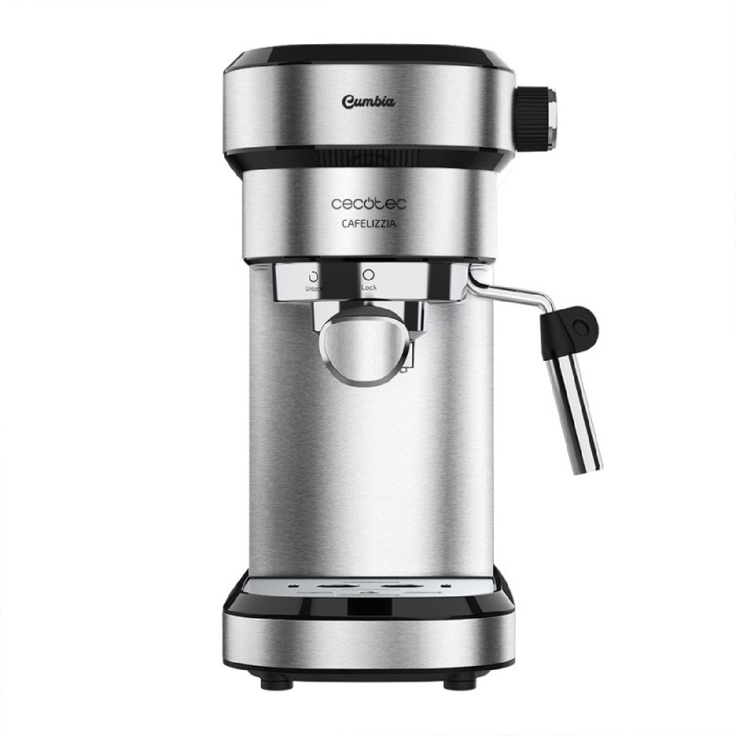 Cecotec Espressomaschine, 1.2l Kaffeekanne, Cafelizzia 790 Steel
