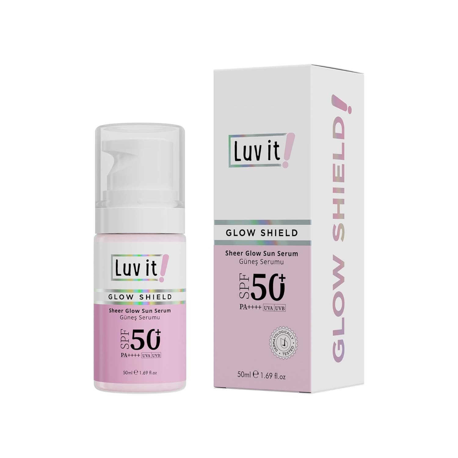 Luv it! Sonnenschutzfluid Glow Shield Sonnenserum, LSF 50+ PA+++