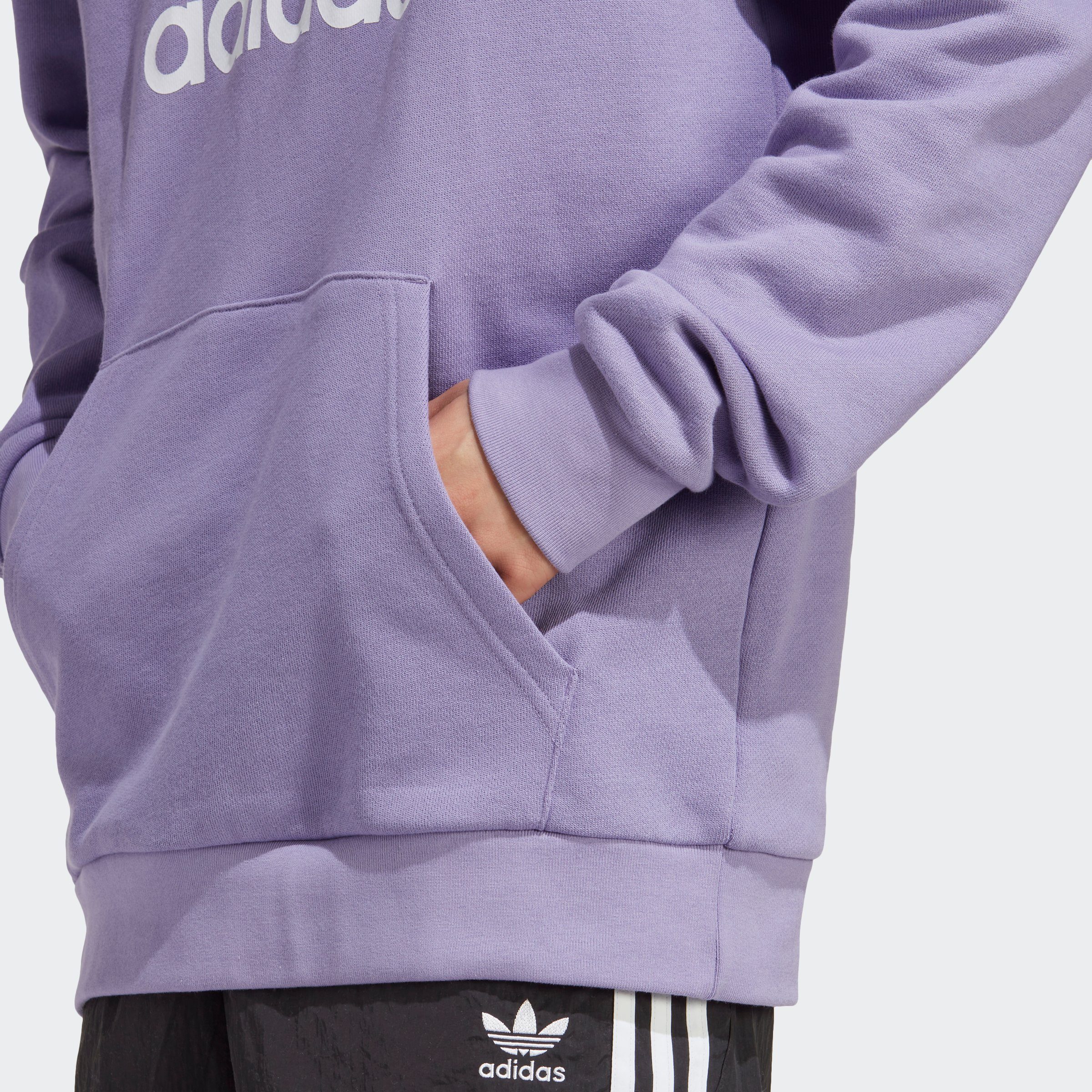 Magic CLASSICS TREFOIL Kapuzensweatshirt ADICOLOR HOODIE adidas Lilac Originals