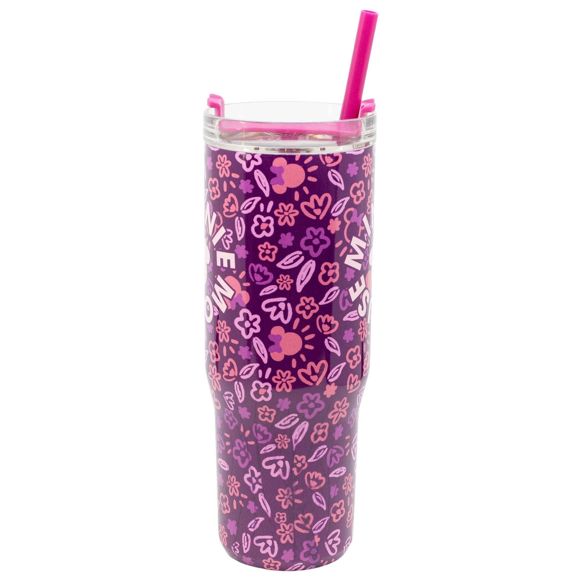 Disney Coffee-to-go-Becher Disney Minnie Maus Edelstahl XL Iso Kaffeebecher Thermobecher To-Go, 1-tlg., Edelstahl
