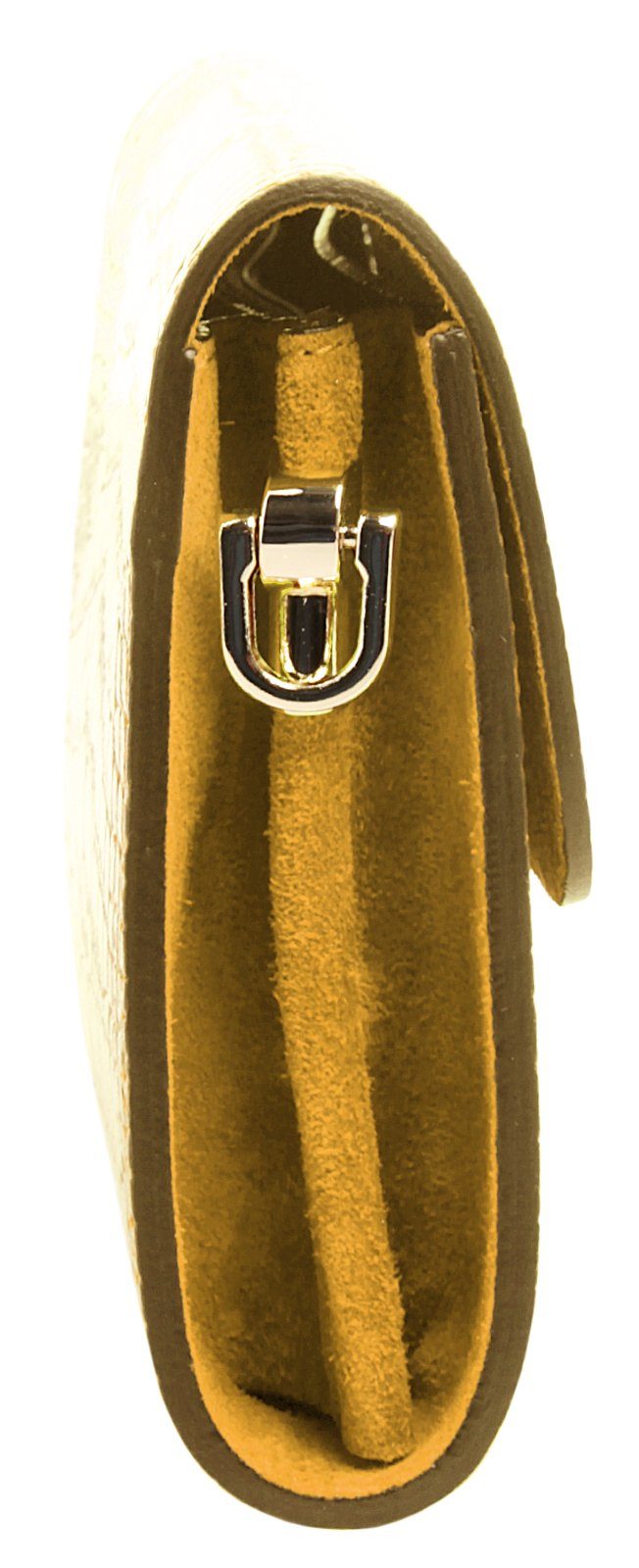 Cluty Abendtasche, echt Leder, Made in Italy