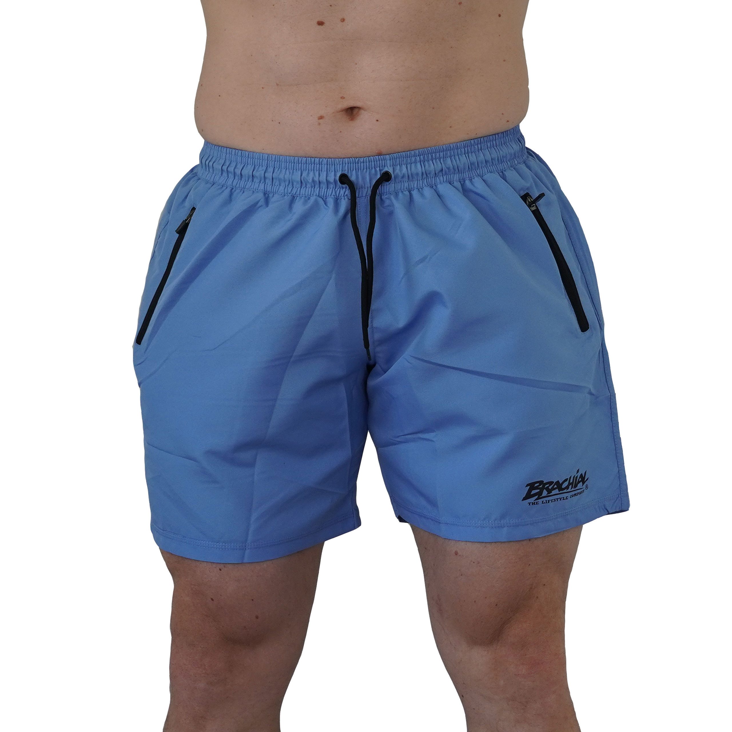 BRACHIAL THE LIFESTYLE COMPANY Badeshorts Brachial Badehose "Wave" blau