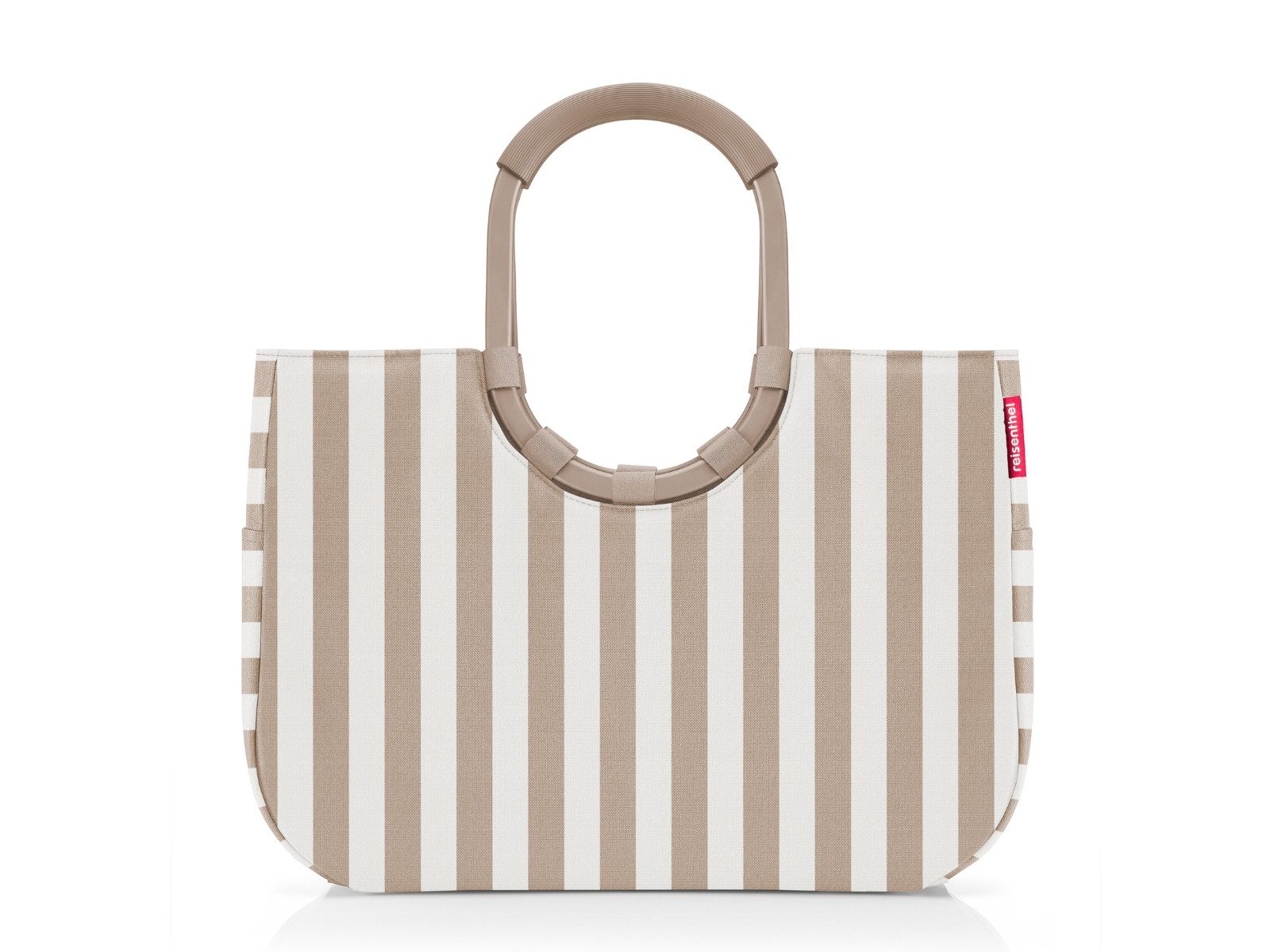 REISENTHEL® Tragetasche loopshopper L summerstripes coffee