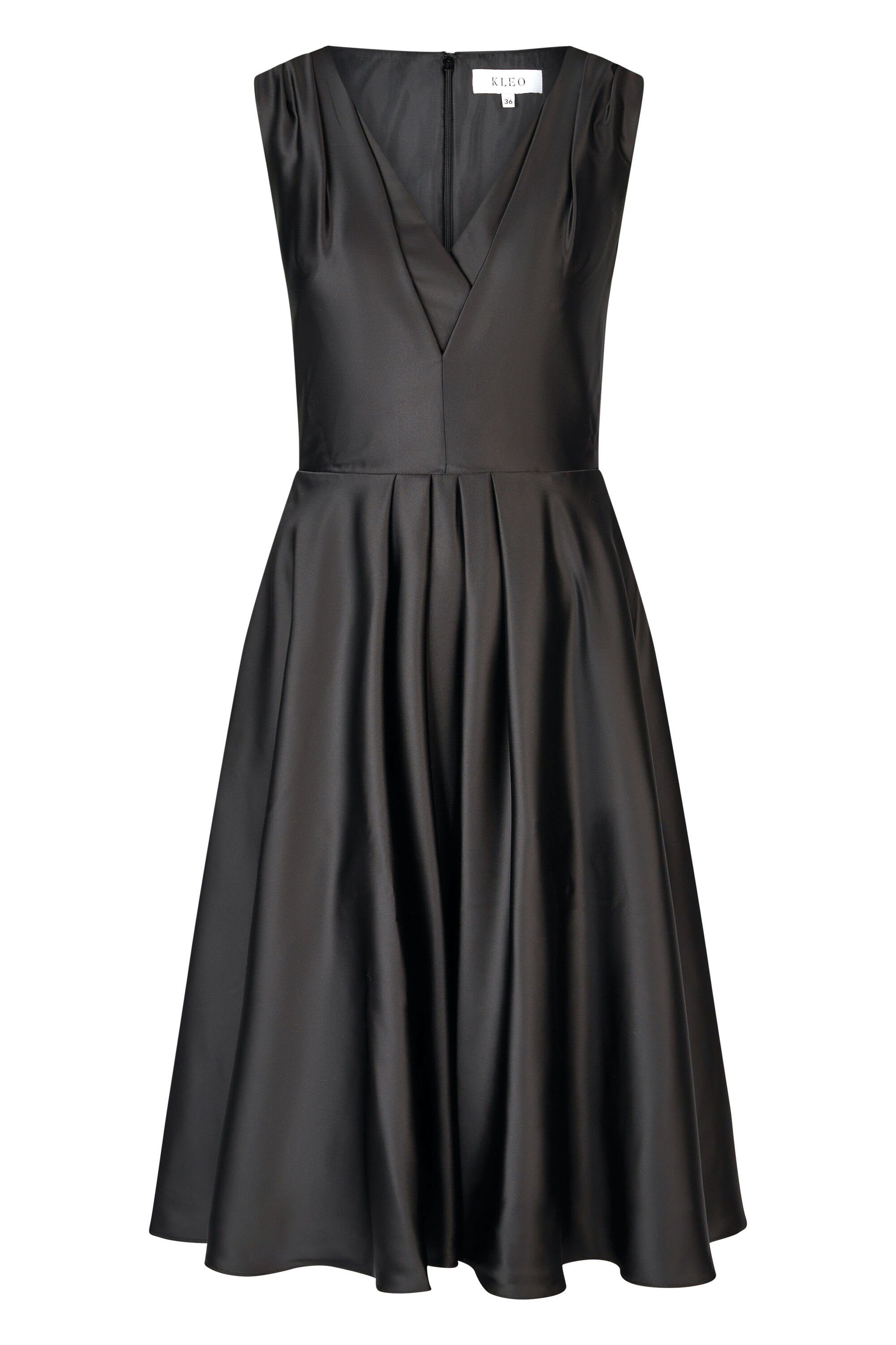 Kleo Abendkleid (1-tlg) Elegant schimmernder Satinstoff günstig online kaufen