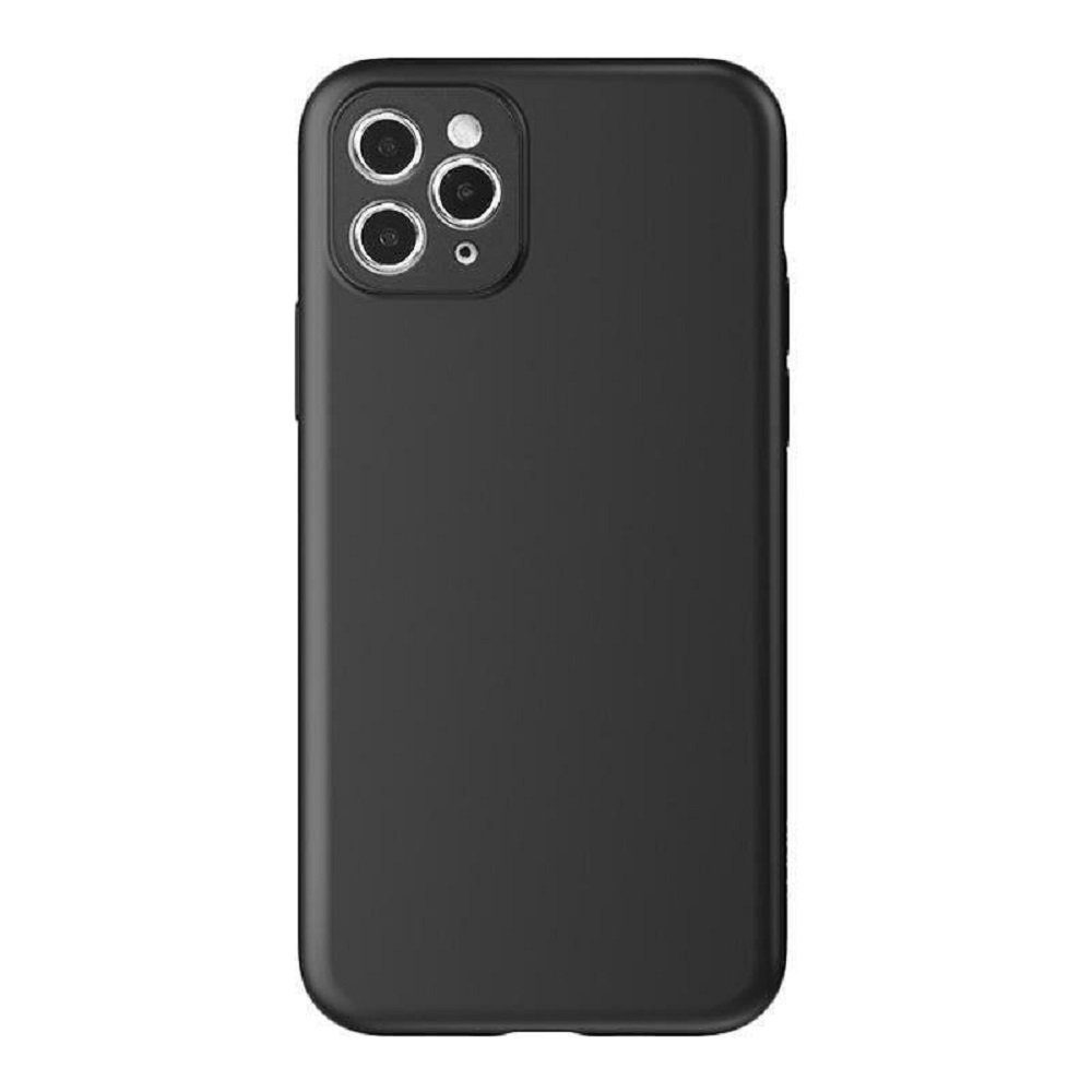 cofi1453 Bumper Soft Case Hülle für Samsung Galaxy A24 4G dünne Silikonhülle schwarz