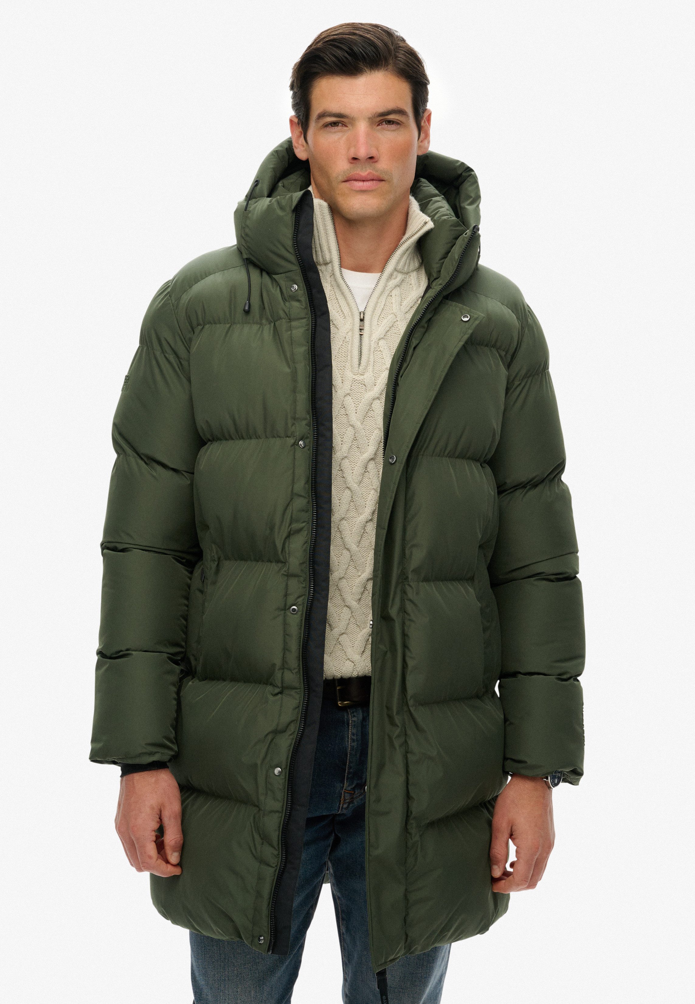 Superdry Steppjacke HOODED SPORTS PUFFER MID günstig online kaufen