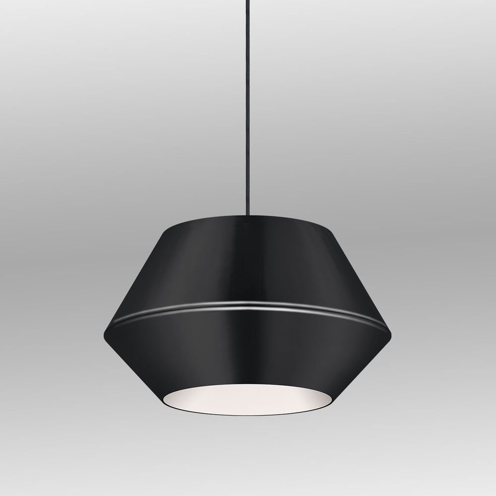 Pendellampe Metallschirm SkaDa Individuelle Schwarz/Weiß, Pendelleuchte Warmweiß s.luce