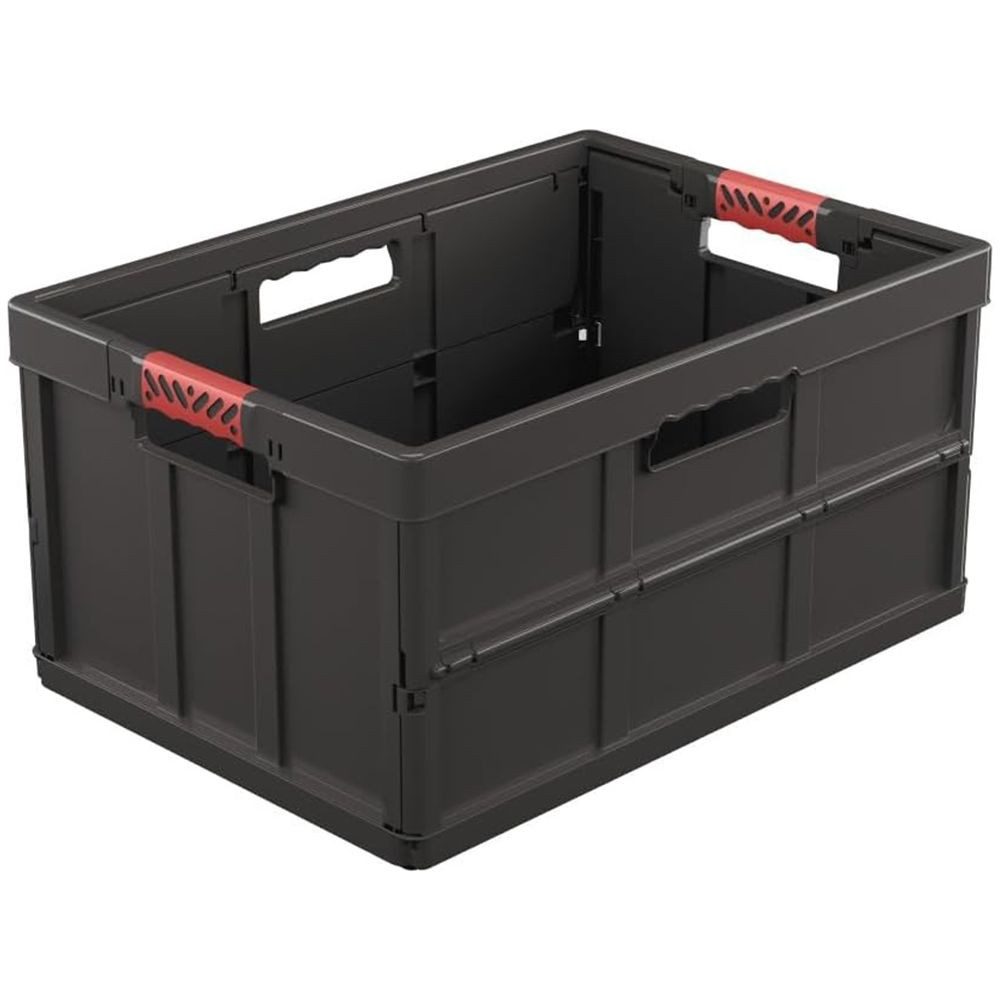 keeeper Aufbewahrungsbox keeeper Klappbox Benno mit Softgriffen 45,0 Ltr. 54x37x27,5 cm graphi