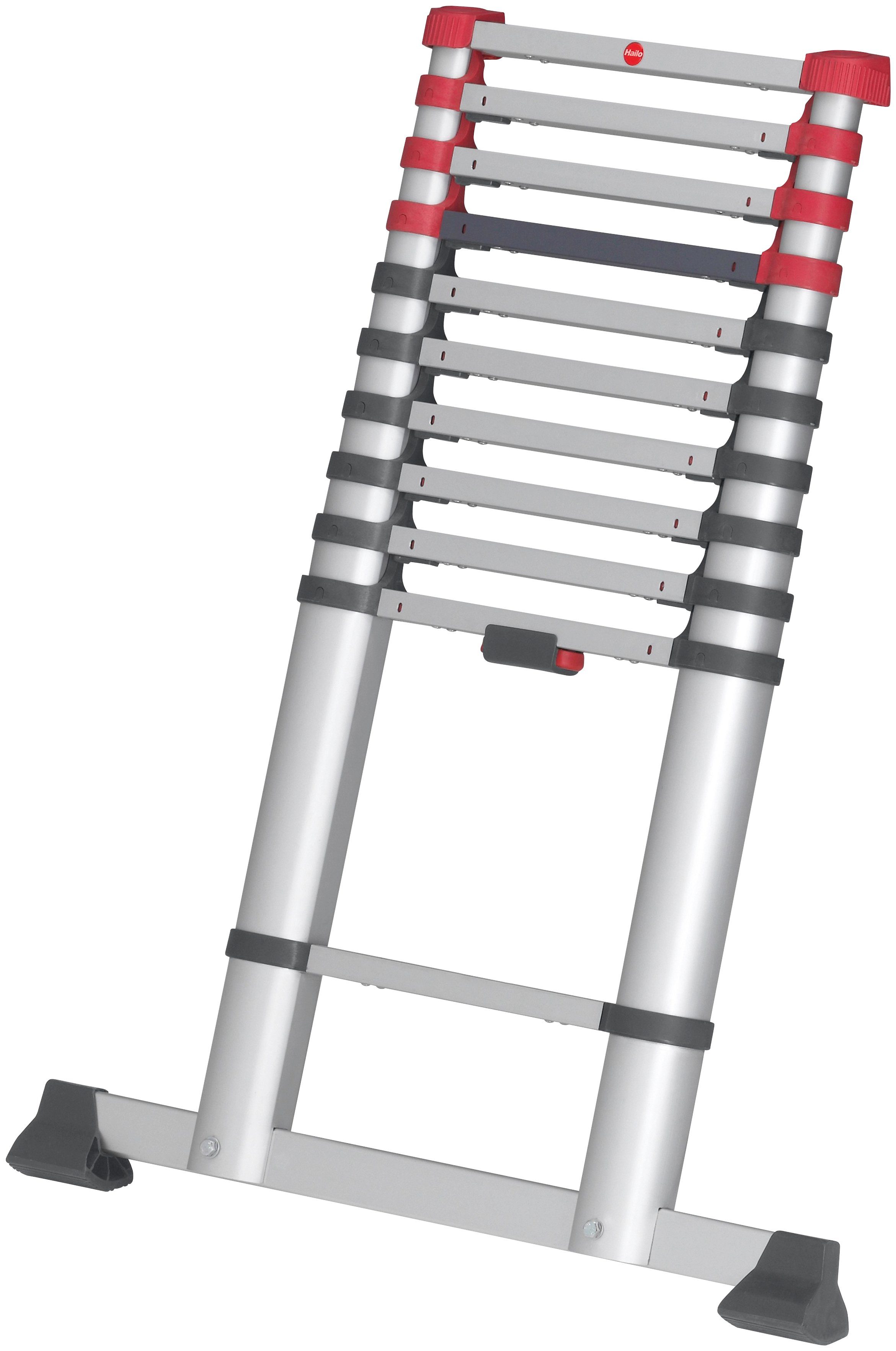 Hailo Sicherheits-Teleskopleiter FlexLine 320 Aluminium 11-stufig bis 150 k günstig online kaufen