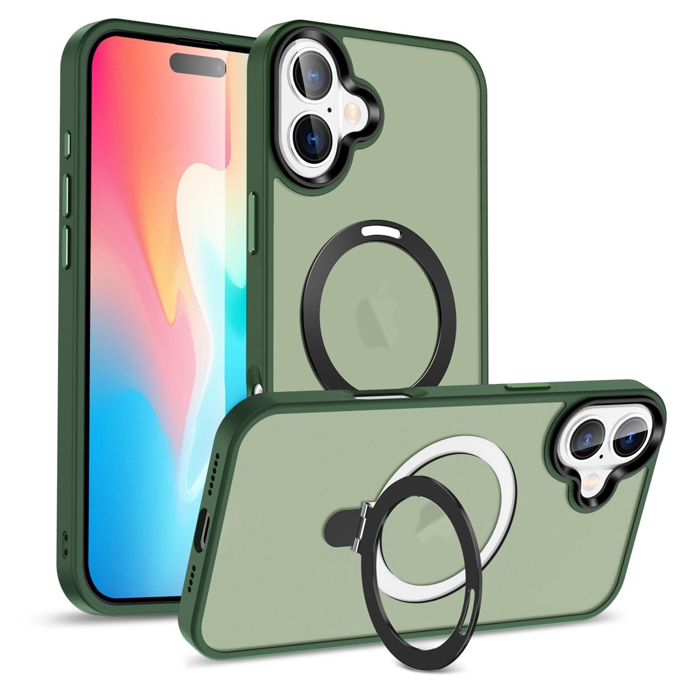 Handyhülle Hybrid Luxury Handy Case für iPhone 16 Plus